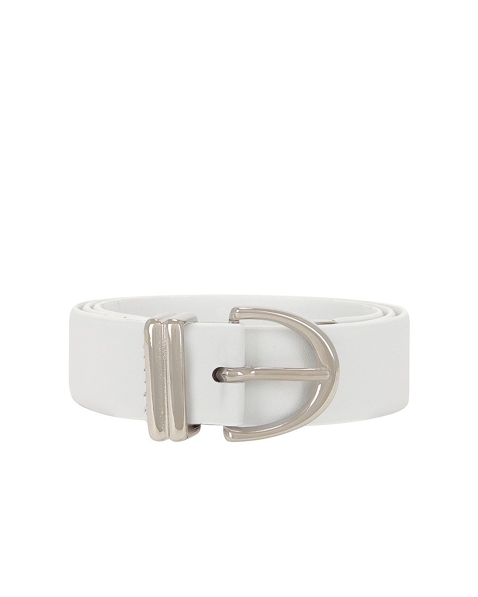 Bambi Skinny Silver Hardware Belt - 3