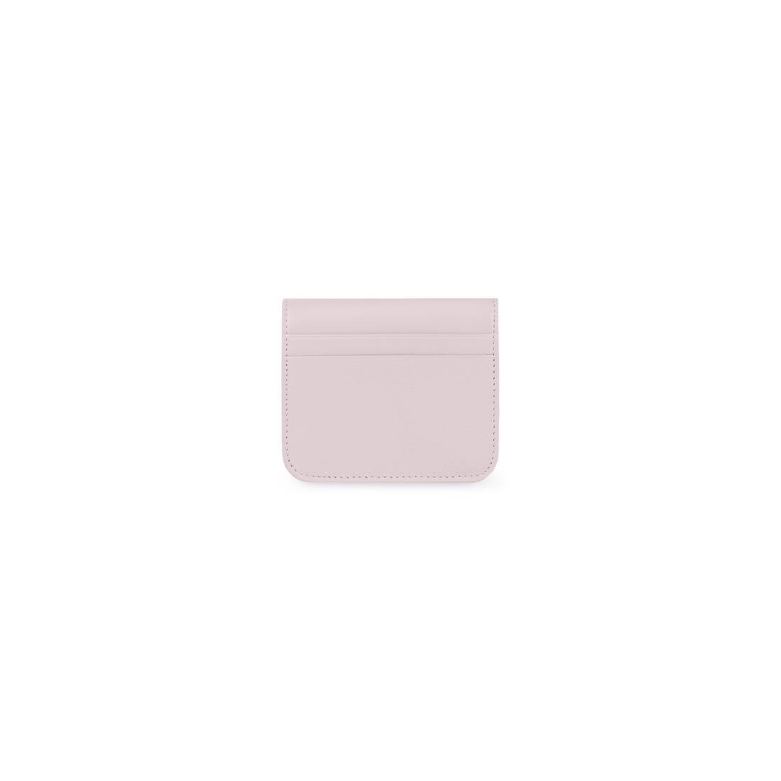 Women's Essential Flap Coin And Card Holder in Light Rose - 2