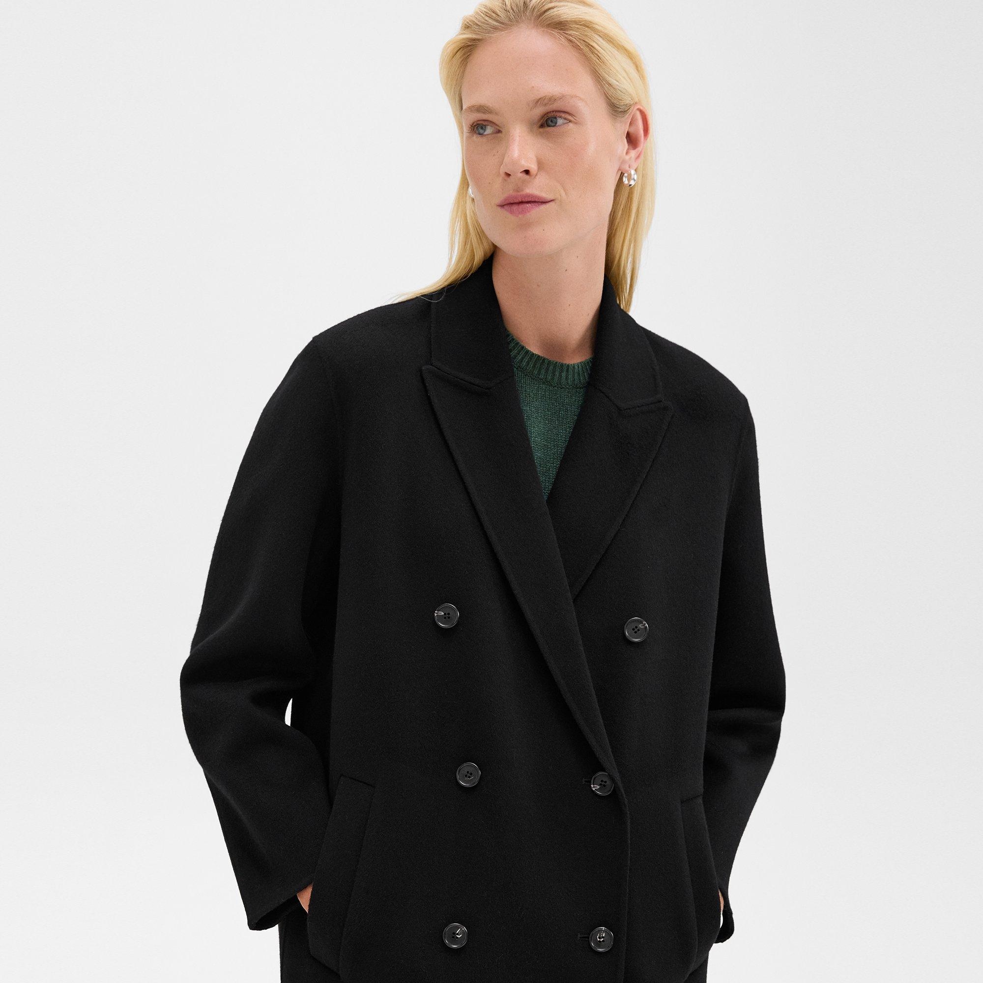 Double-Breasted Coat in Double-Face Wool-Cashmere - 5
