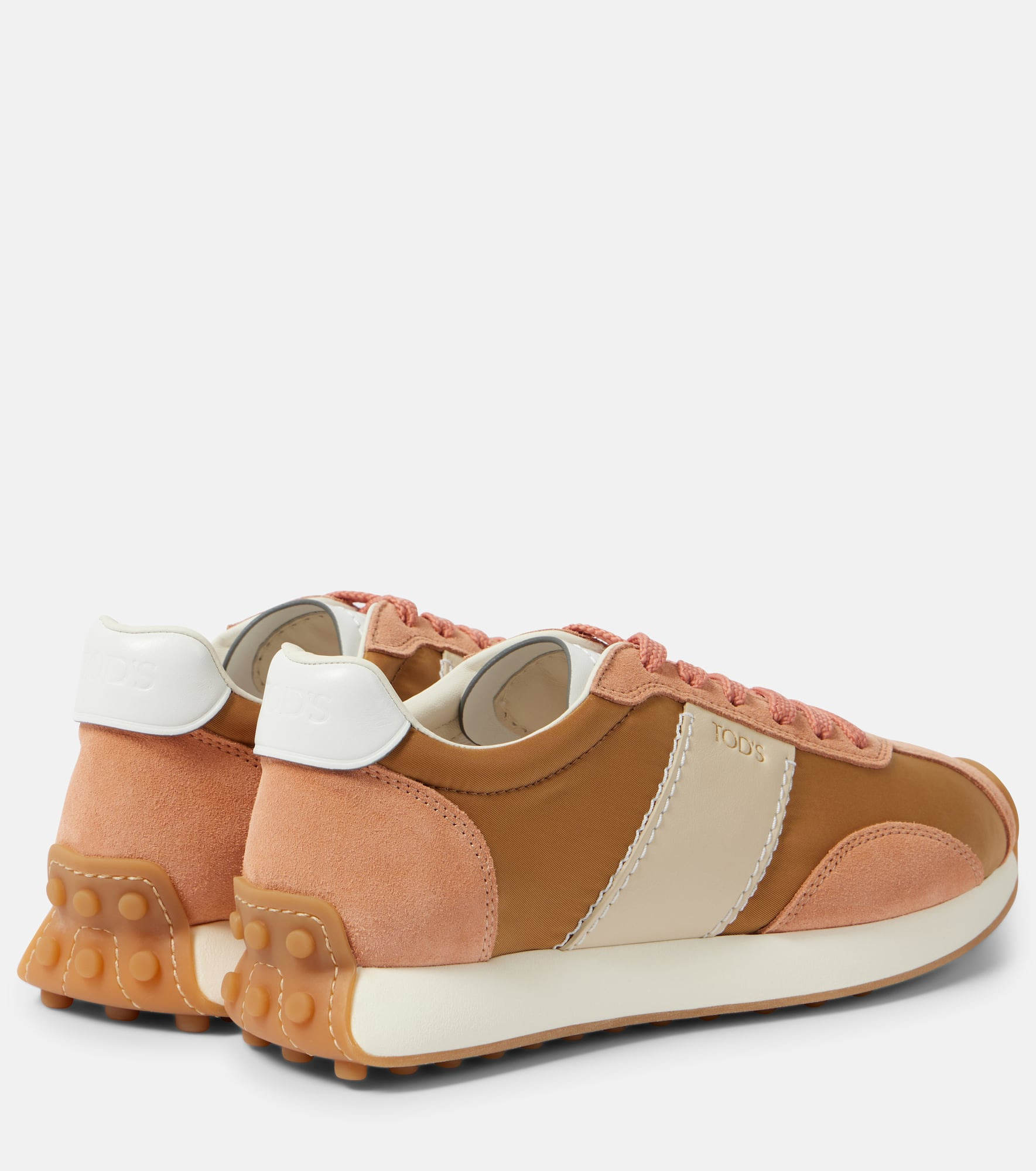 T Vintage suede and technical sneakers - 3
