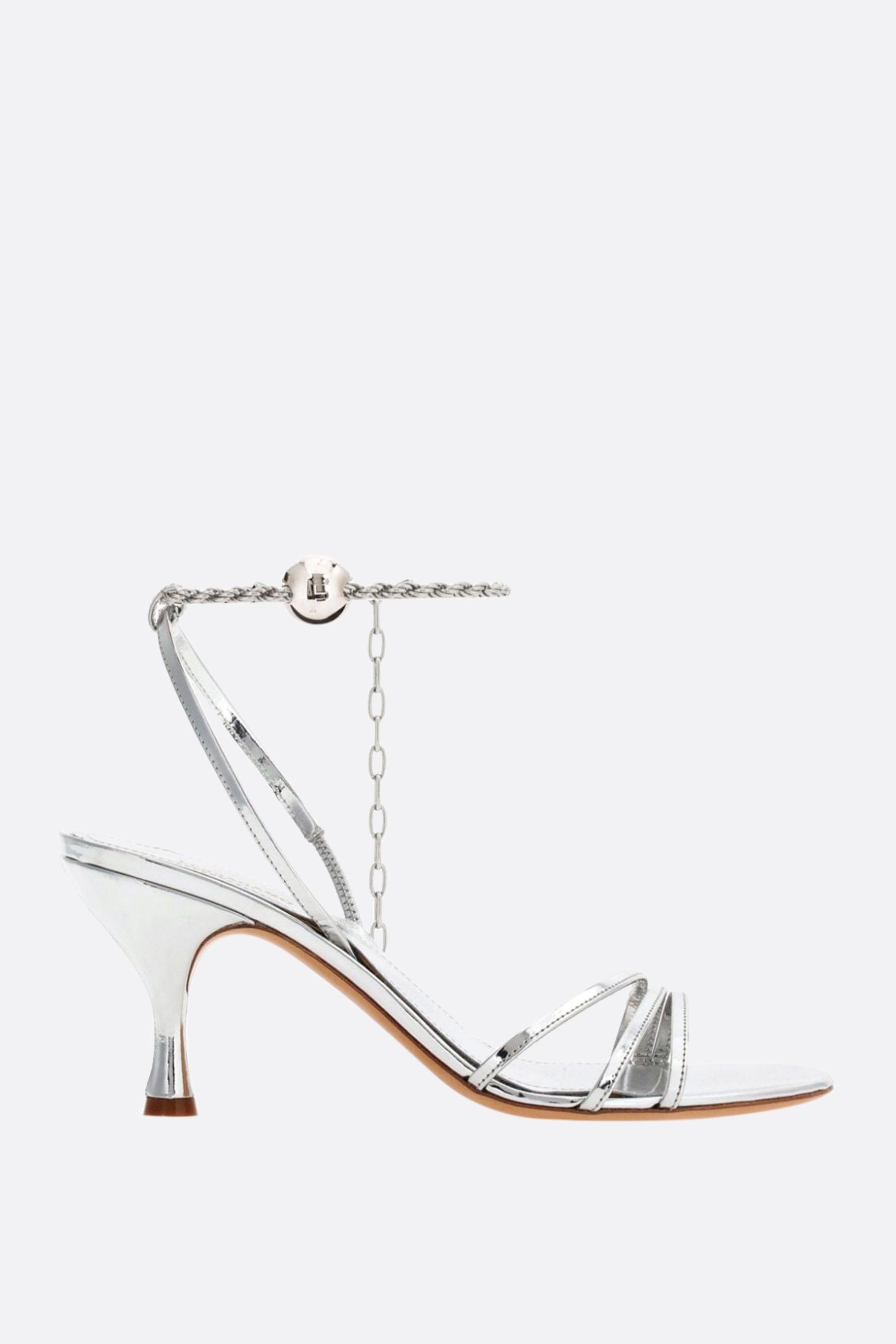 サンダル・ミュール SALVATORE FERRAGAMO DENISE LAMINATED LEATHER SANDALS FERRAGAMO Denise Sandals 70mm | Shopbop
