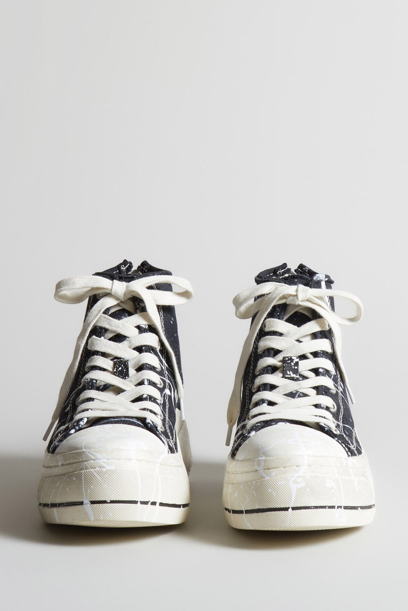 KURT HIGH TOP - BLACK PAINT SPLATTER 2