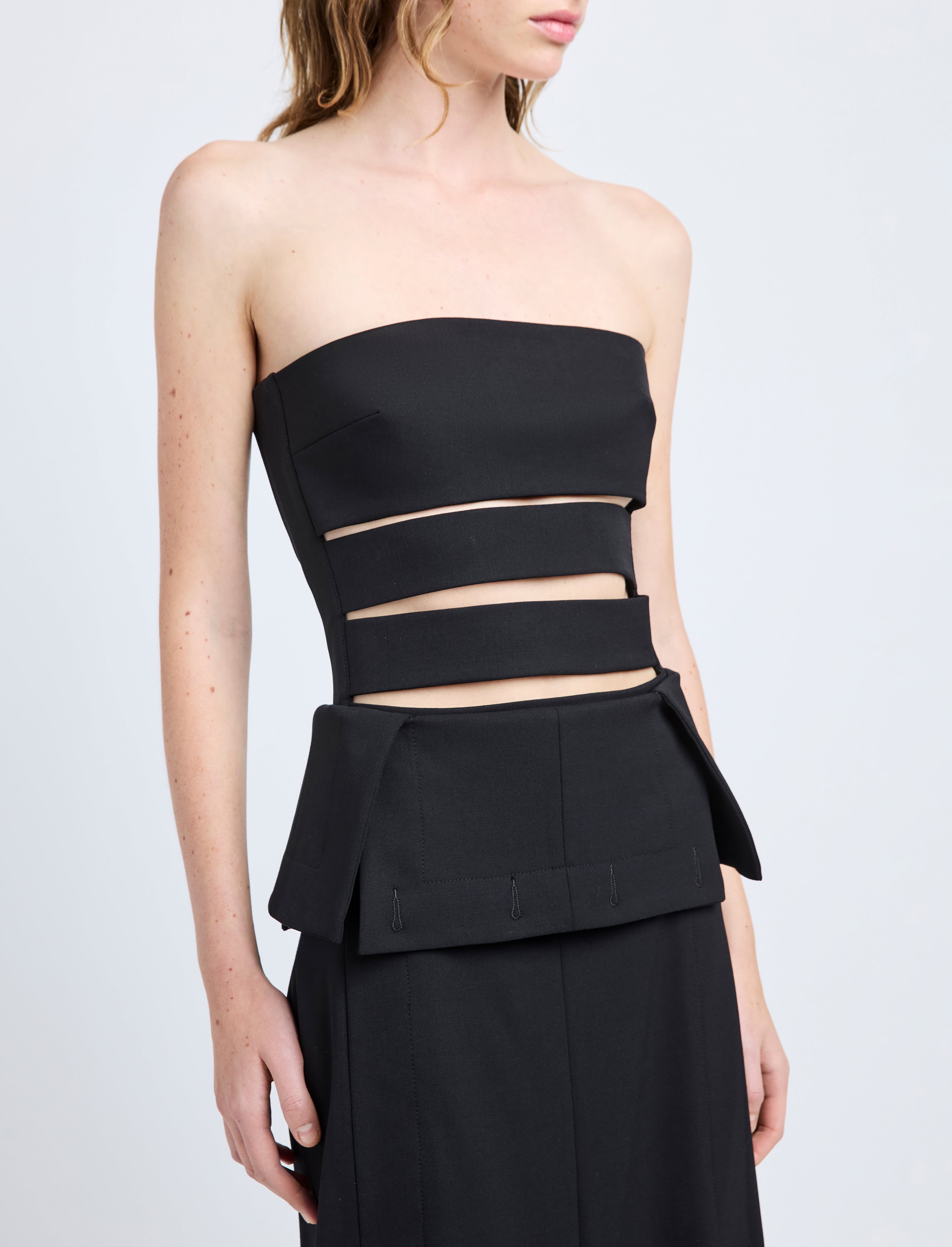 Kit Dress in Wool Gabardine - 5