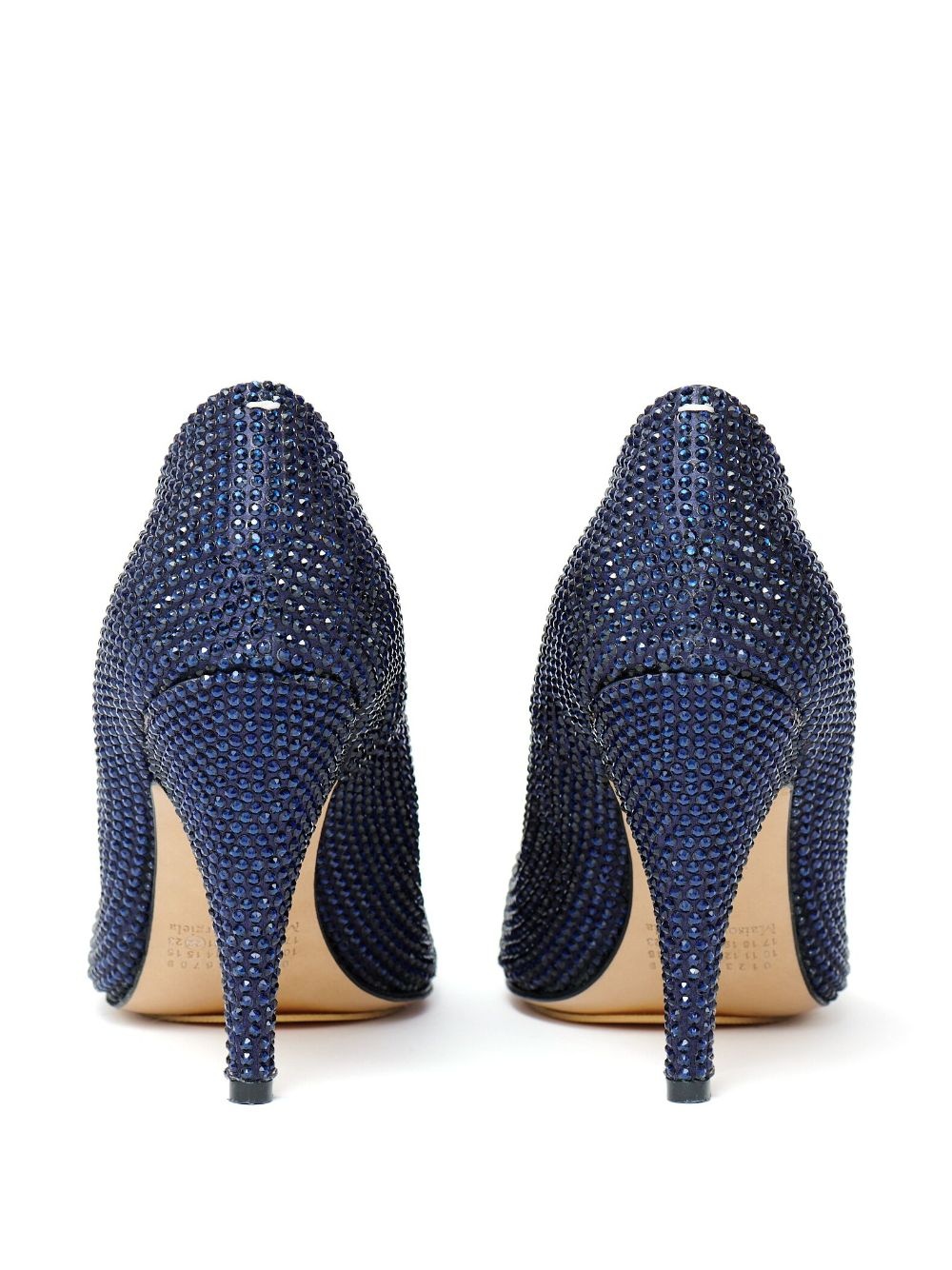 Tabi 110mm rhinestone court shoes - 3