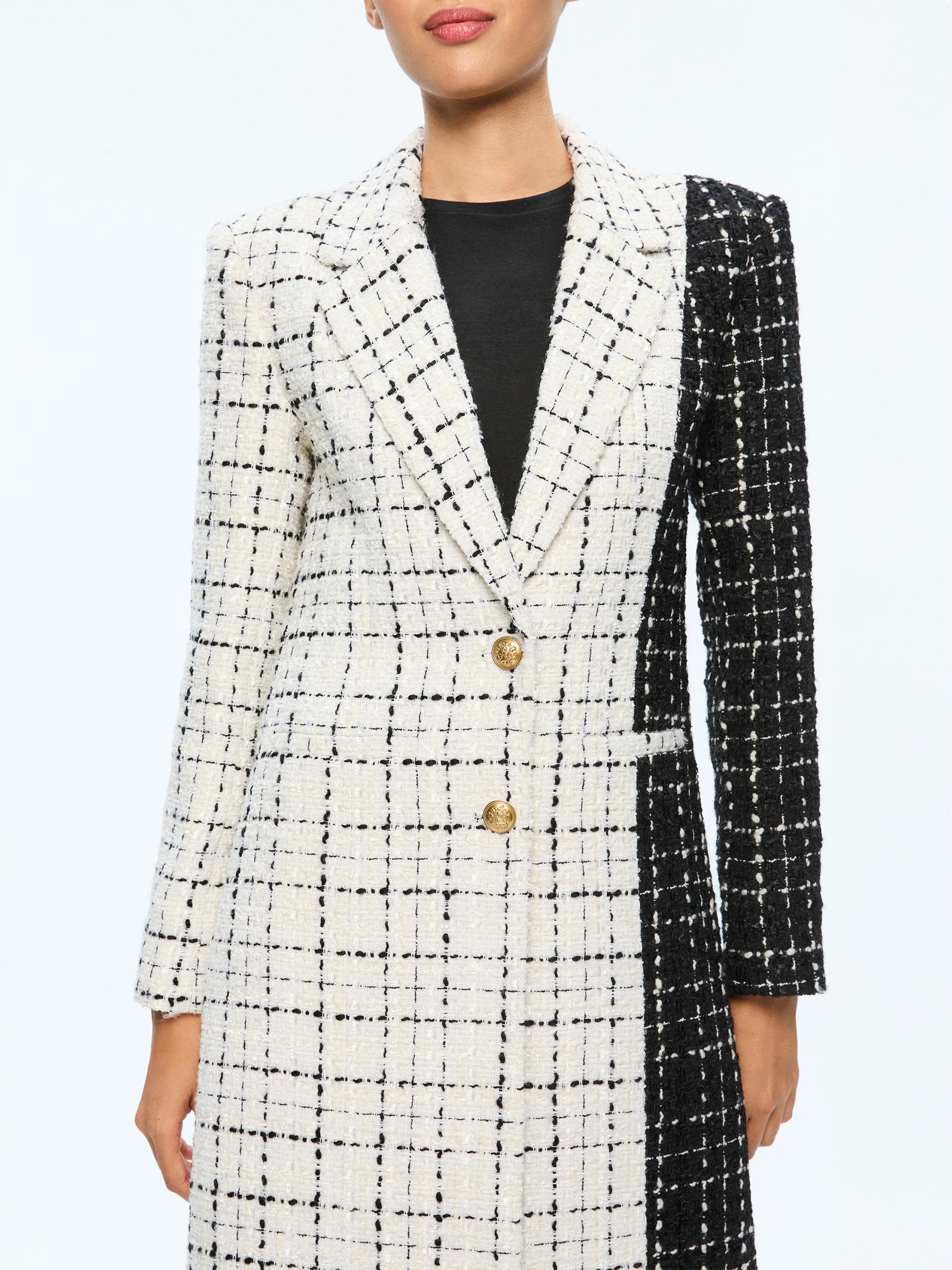 BRET STRONG SHOULDER FITTED BLAZER - 2