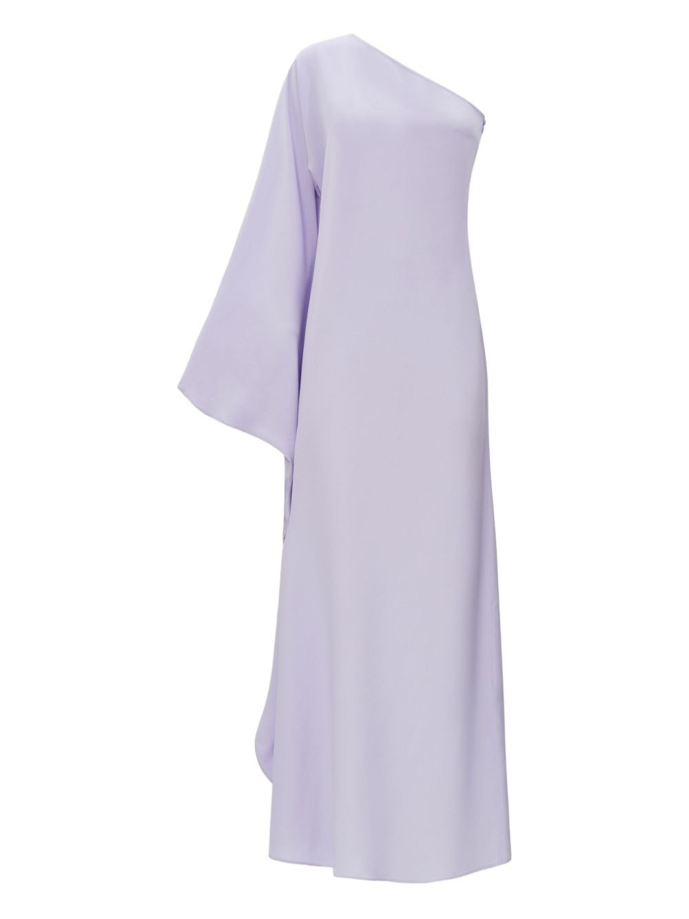 one-shoulder draped maxi dress - 1