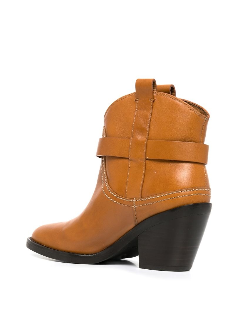 Hana braid-detail ankle boots - 4