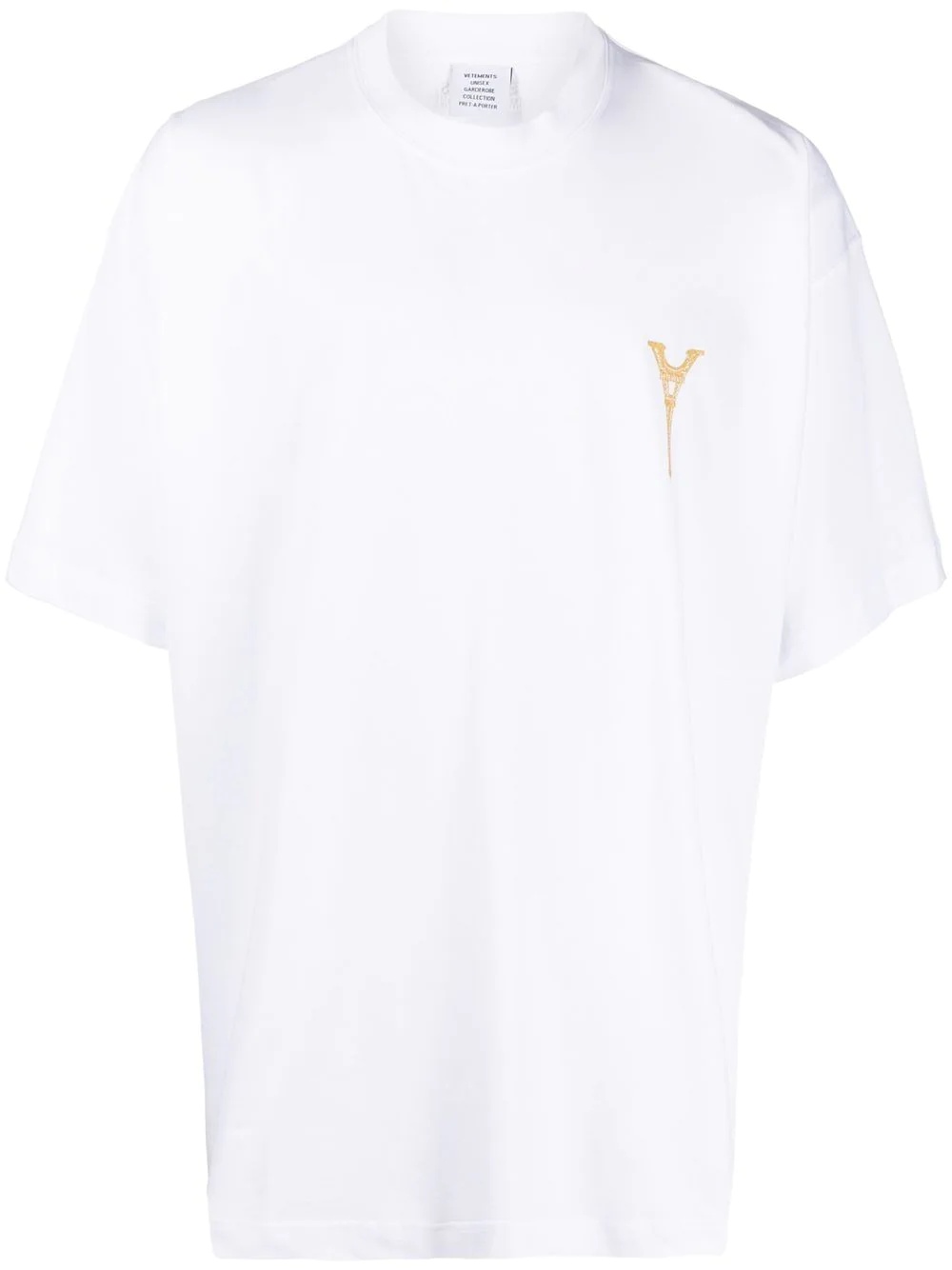 logo-print cotton T-shirt - 1