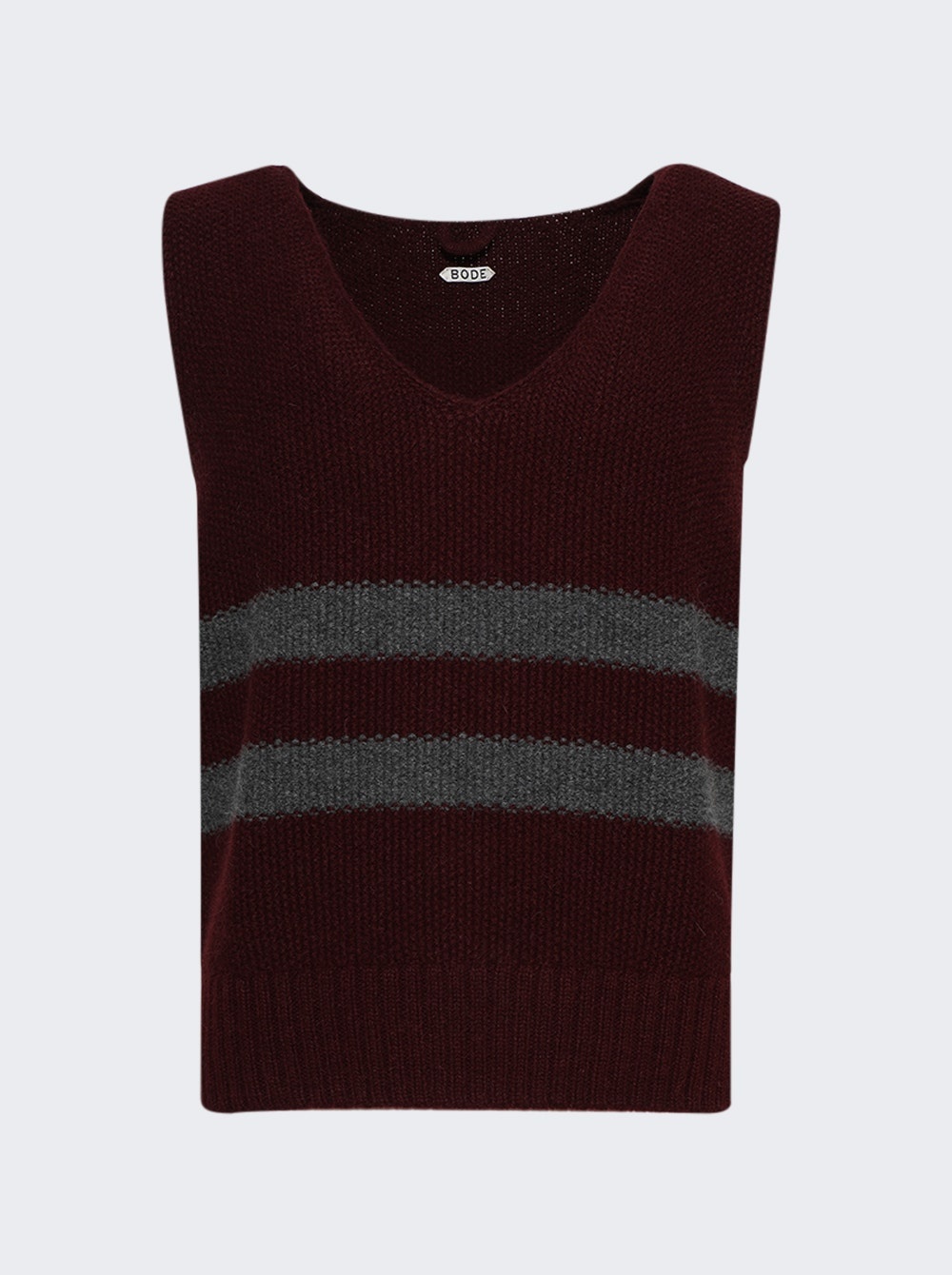 Collegiate Sweater Vest Maroon - 1