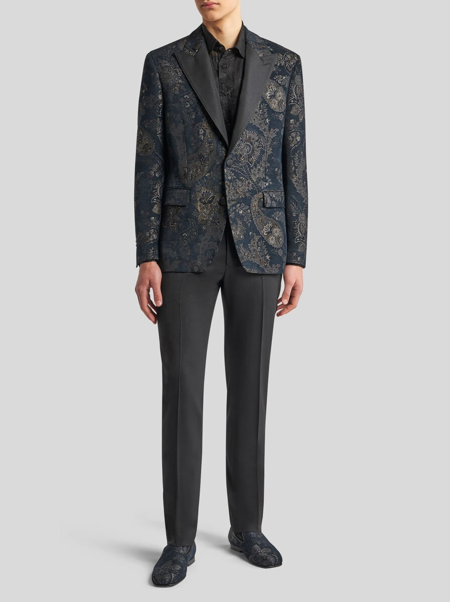 JACQUARD BLAZER WITH EMBROIDERY - 3