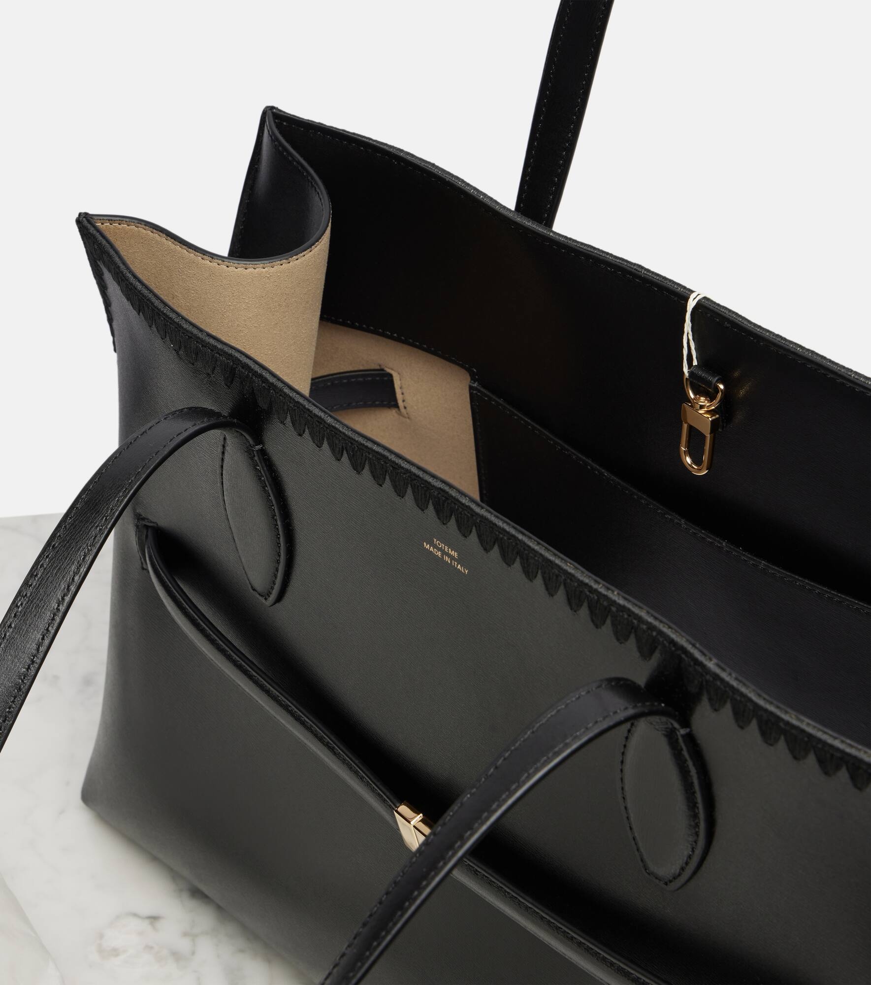 Lounge Large leather tote bag - 3
