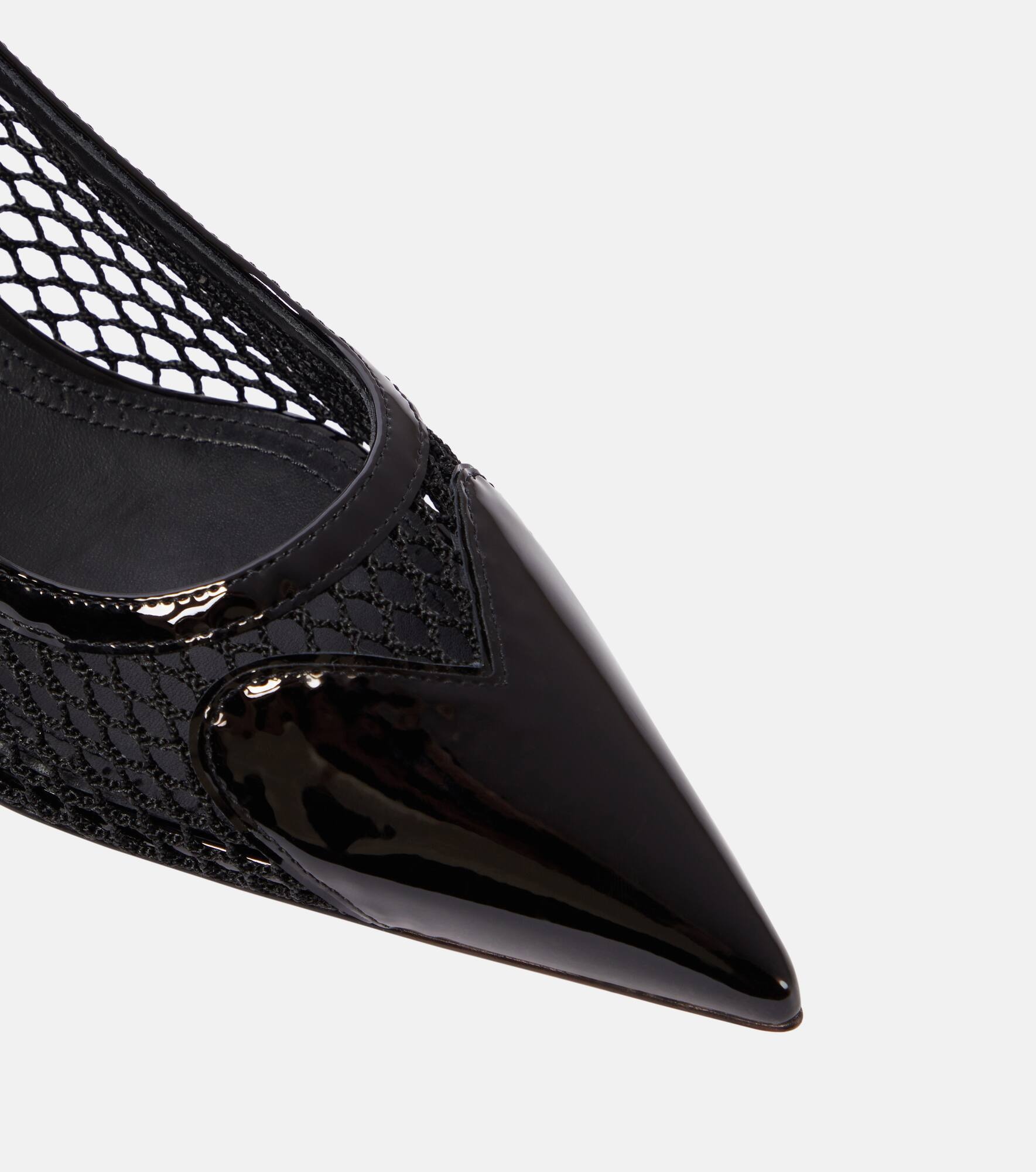 Patent leather slingback pumps - 6