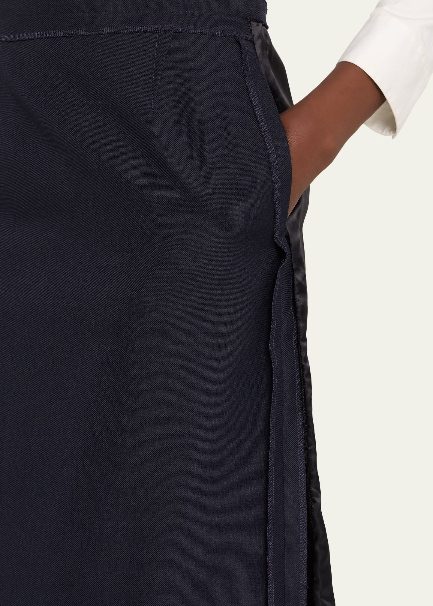Inside-Out Midi Pencil Skirt - 5