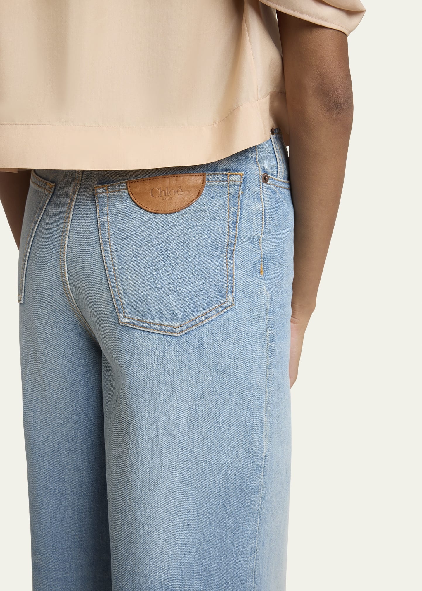 High Rise Wide Leg Jeans - 5