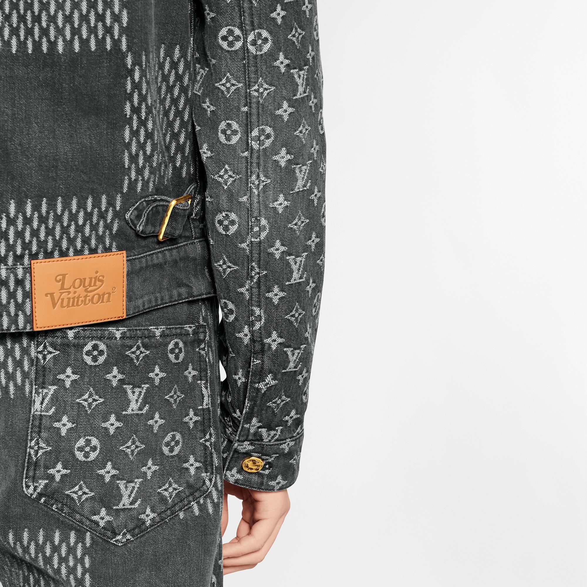 Giant Damier Waves Monogram Denim Jacket - 6