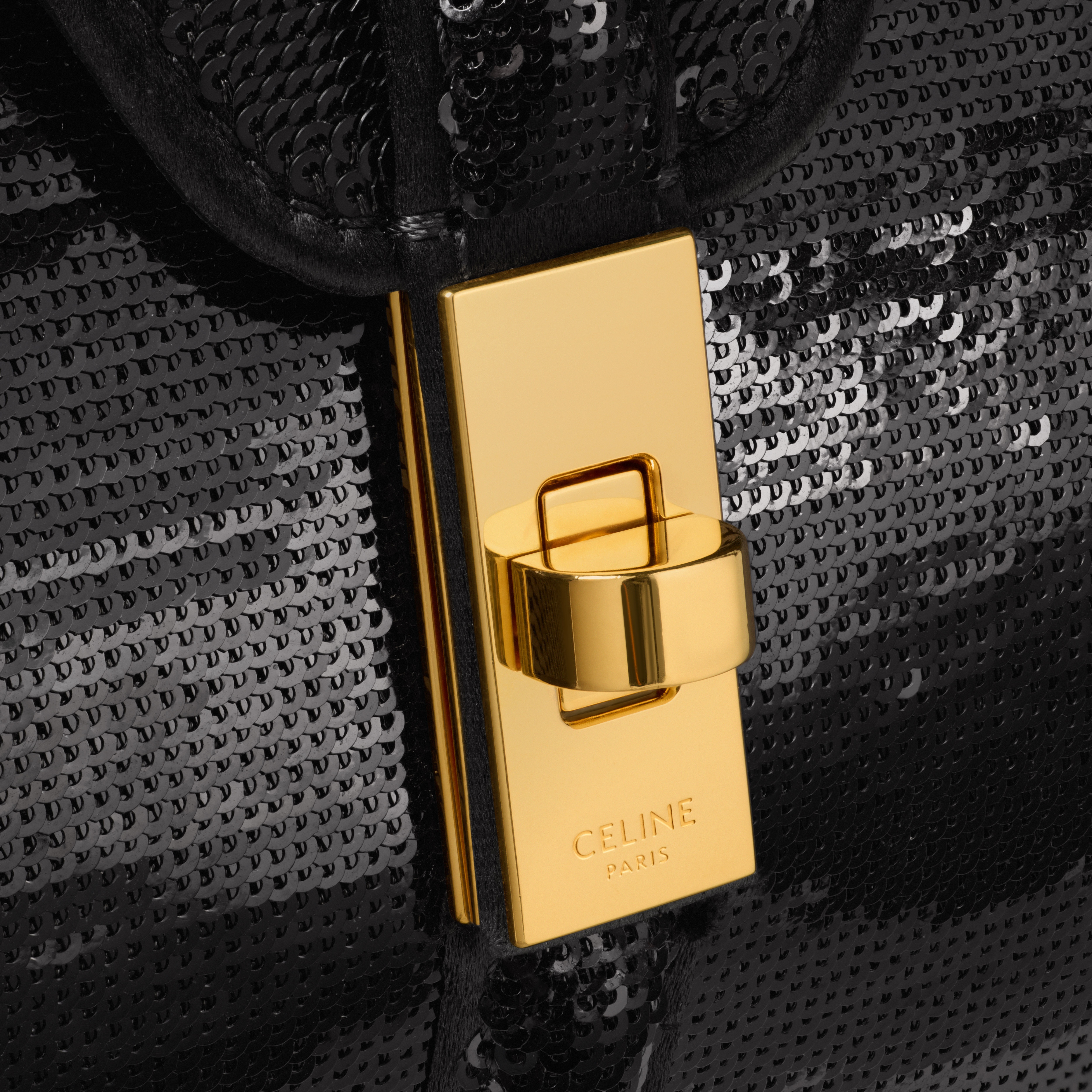 MINI 16 IN SEQUINS AND CALFSKIN - 5