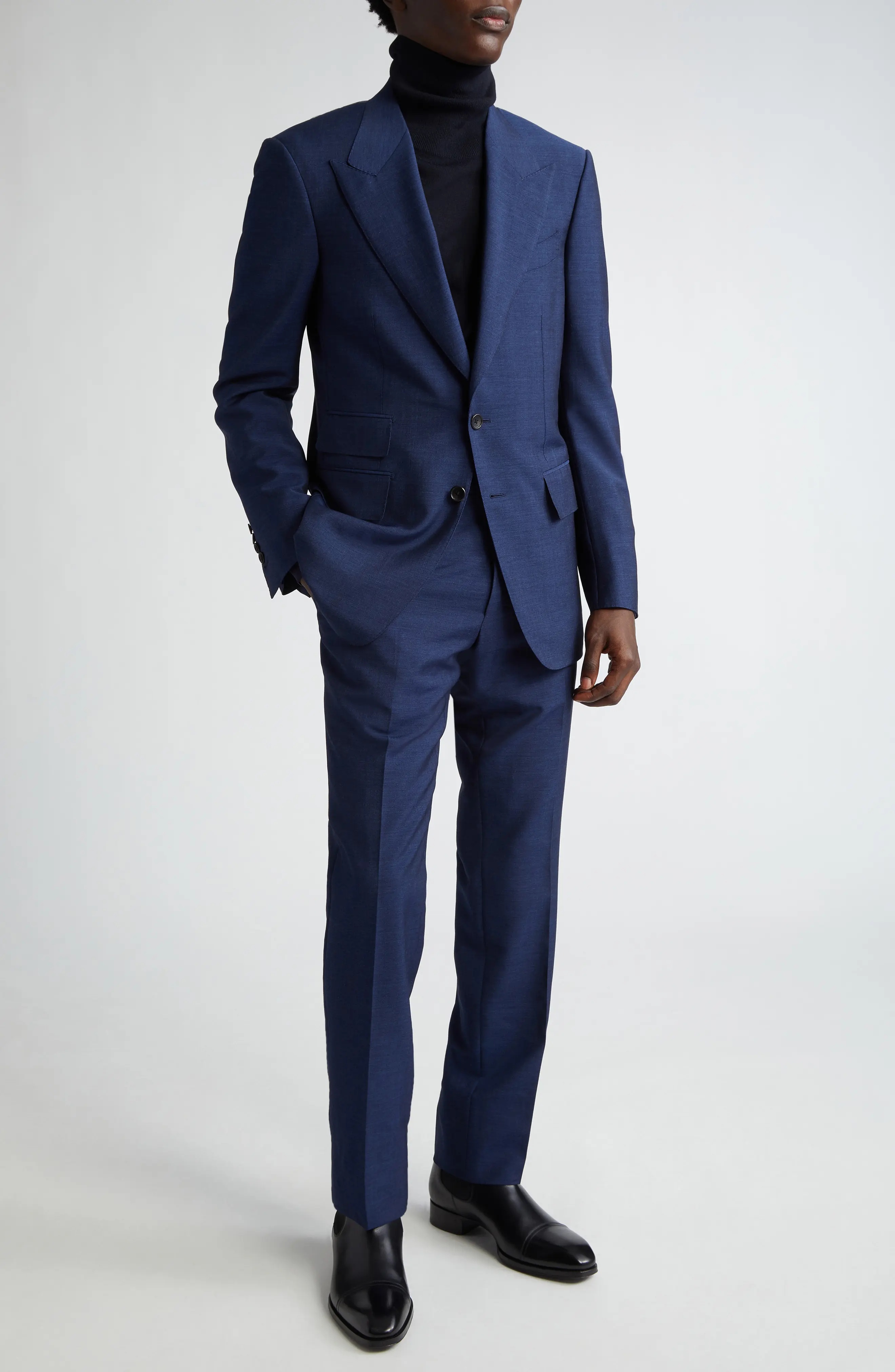 Shelton Cotton & Silk Fine Poplin Suit - 1