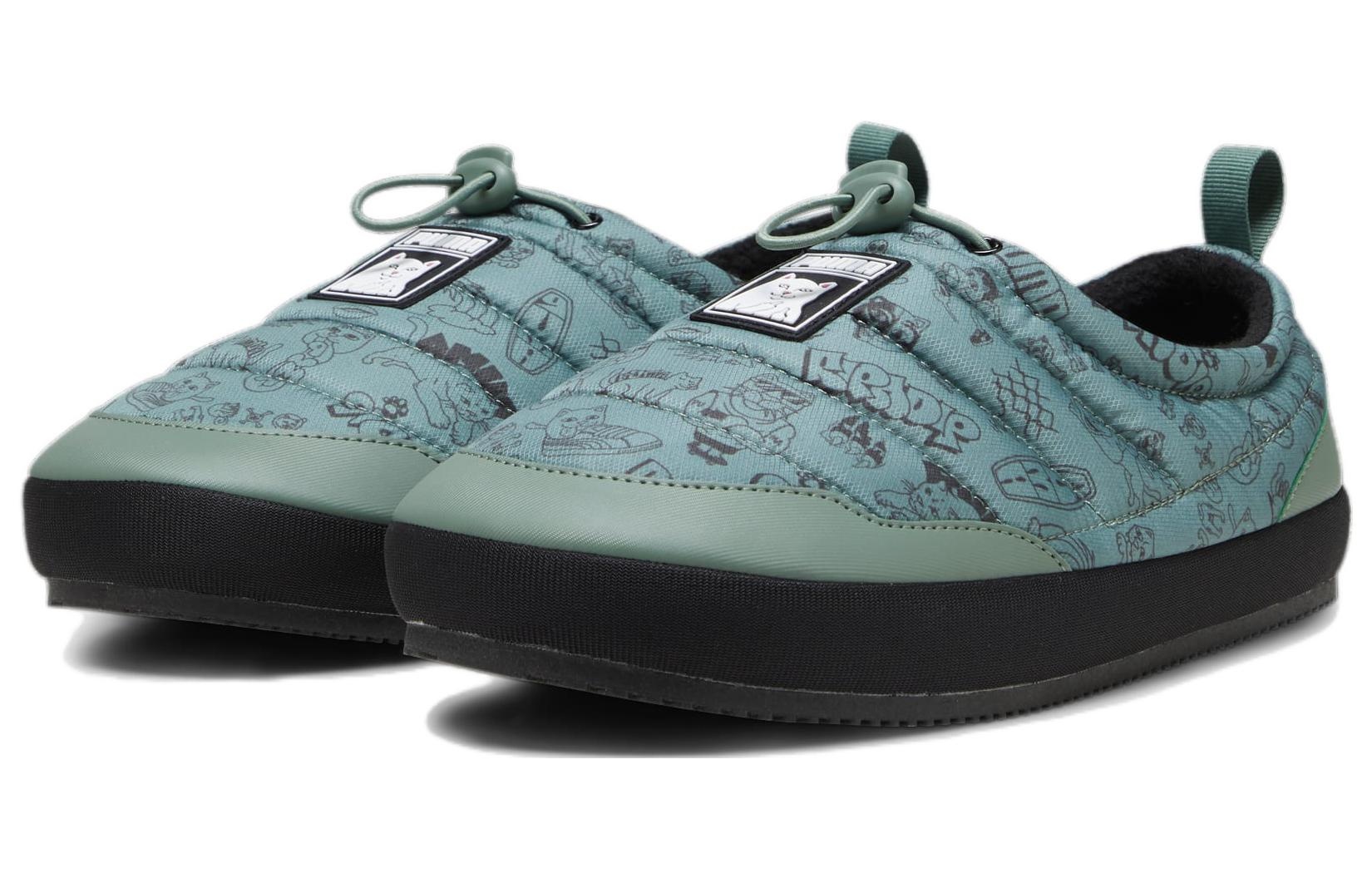 PUMA Tuff Mocc Plus Slipper x RIPNDIP 'Allover Lord Nermal Print' 393540-01 - 4