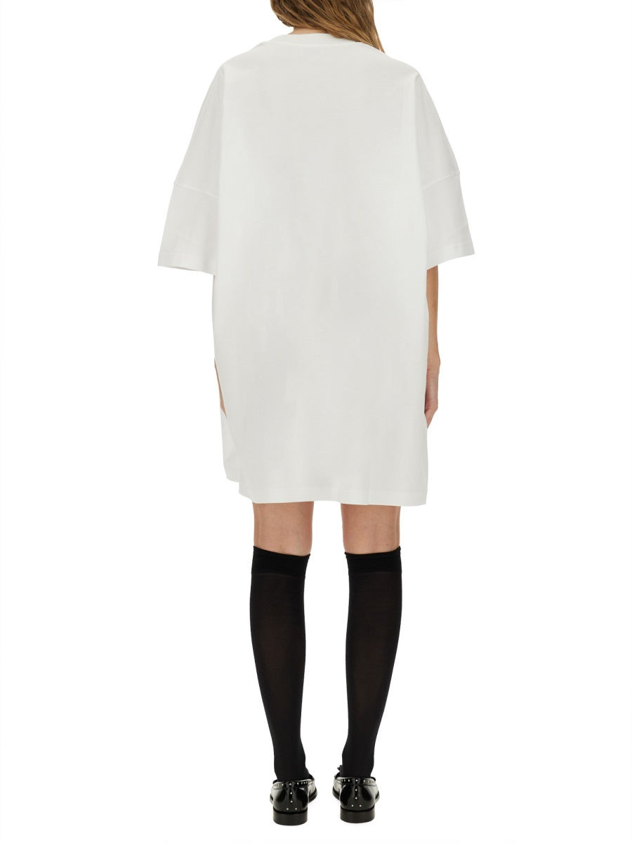 Moschino Women Cotton Interlock Dress - 3