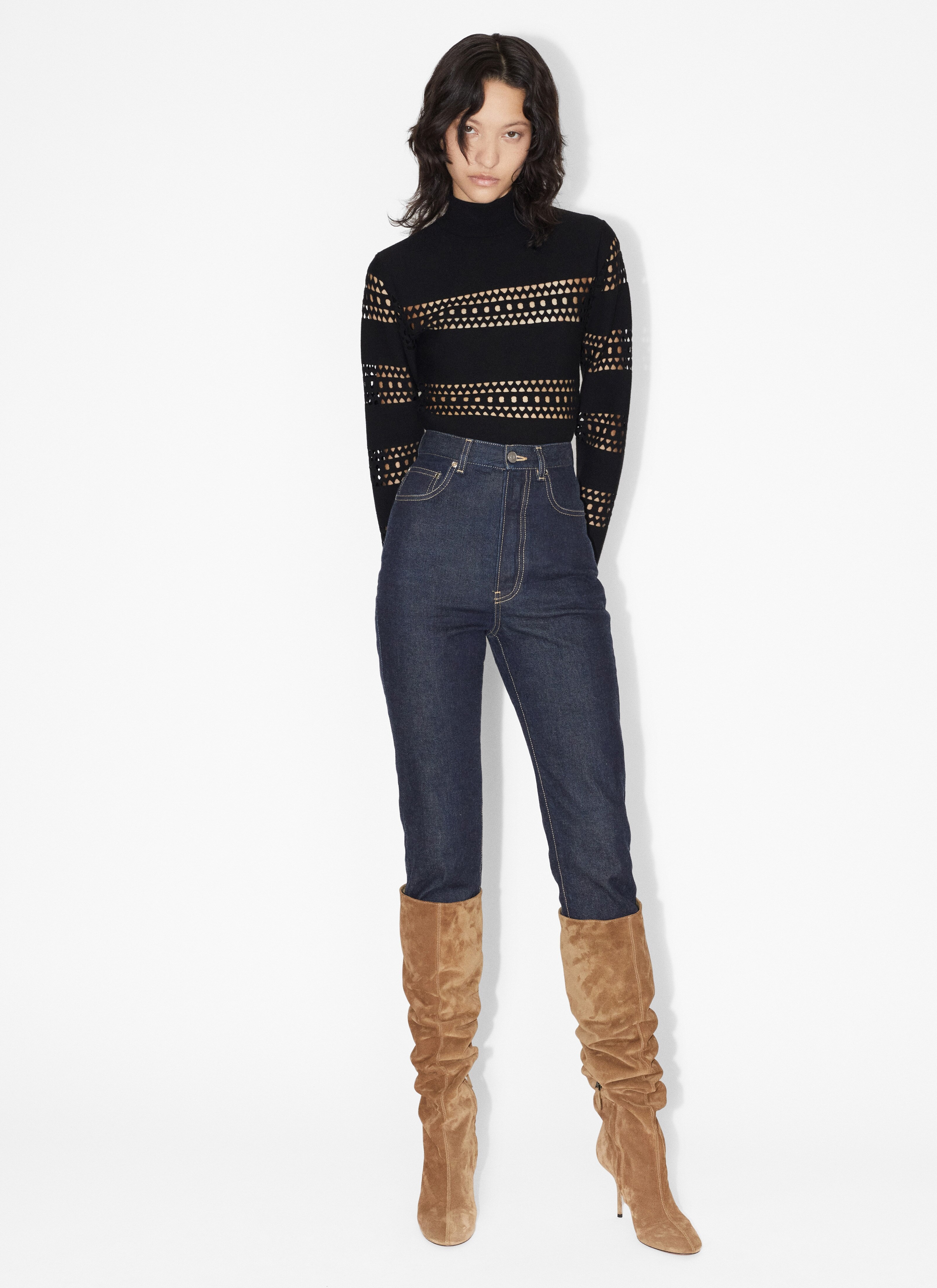 PERFORATED VIENNE SWEATER - 2