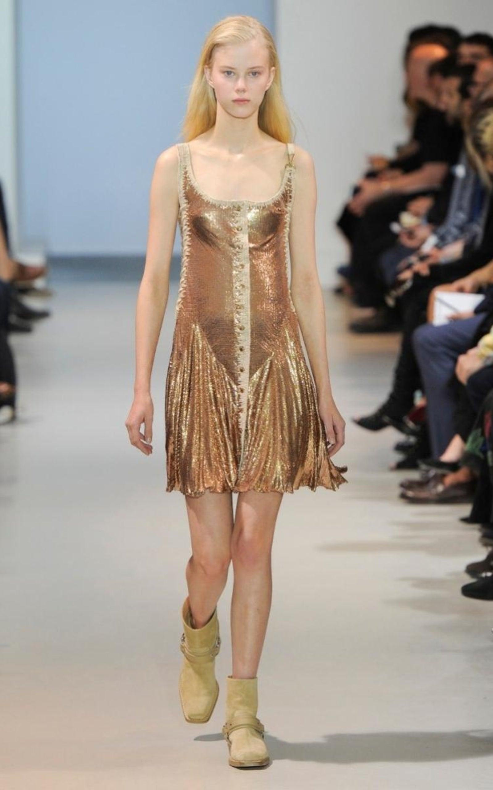 Gold Chainmail Dress - 2