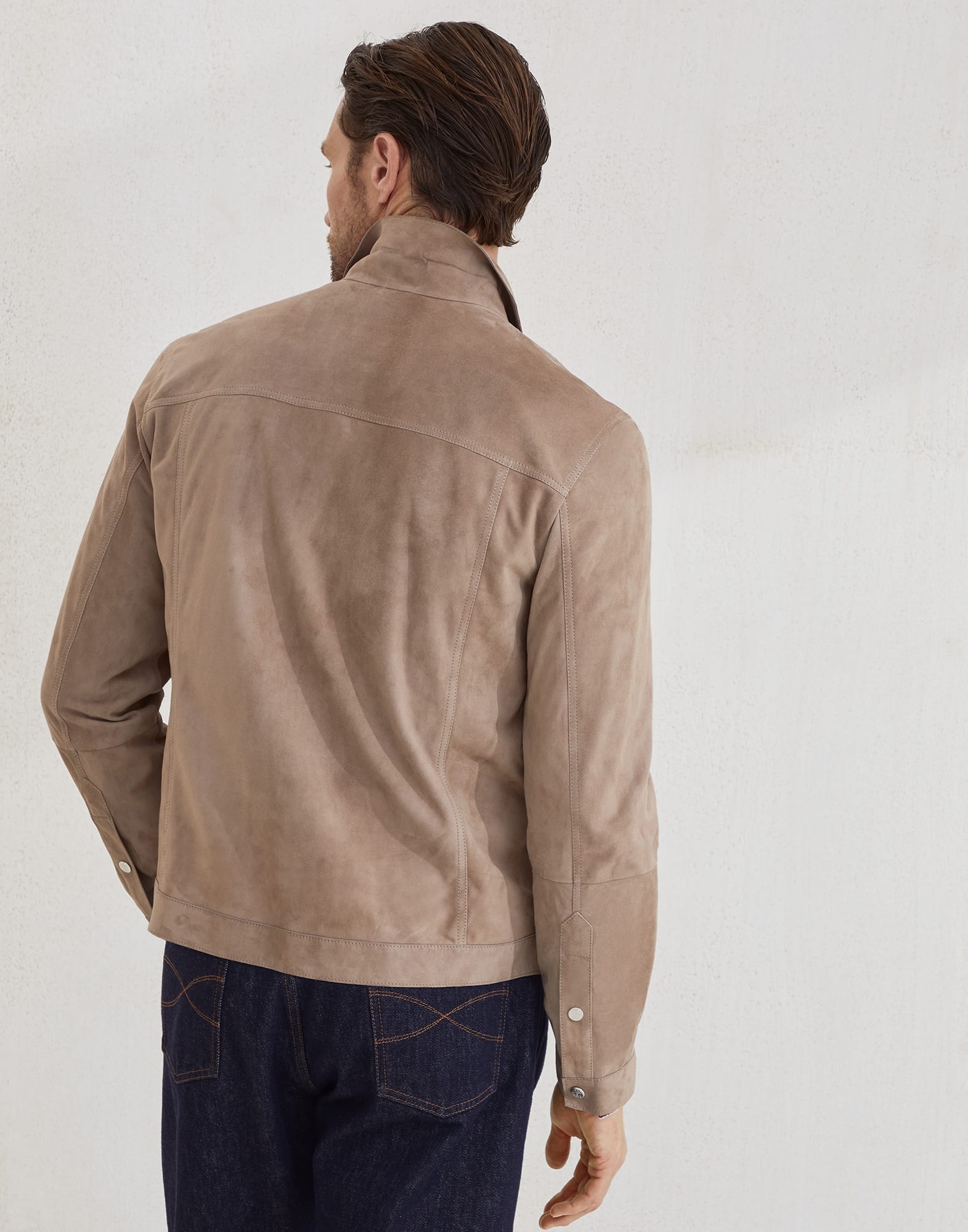 Suede four-pocket jacket - 2