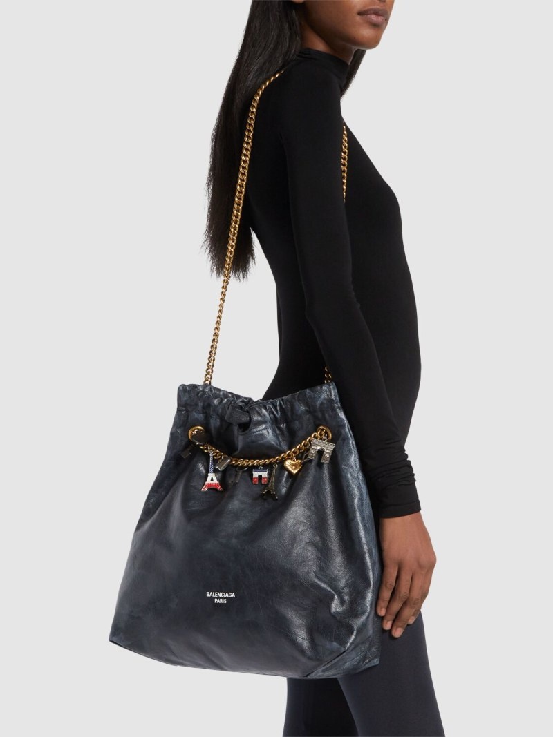 [BALENCIAGA]Crush Medium Tote Bag Dirty Effect トートバッグ Balenciaga Crush Medium Tote Bag Dirty Effect with Souvenirs