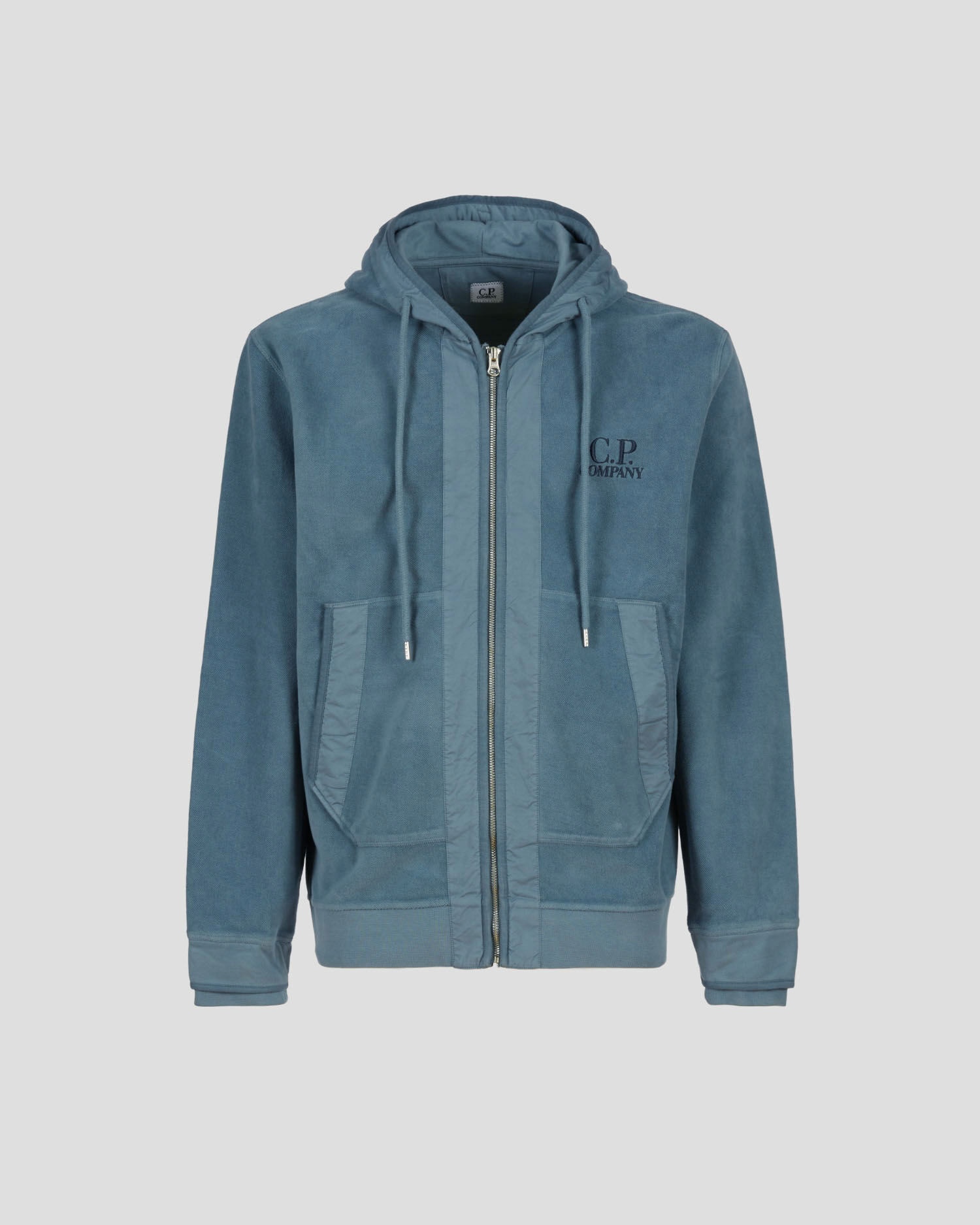 CP COMPANY｜HOOD/ZIP-UP (Reverse Brushed & Emerized Diag C.P. Company Reverse Brushed & Emerized Diag. Fleece Zipped