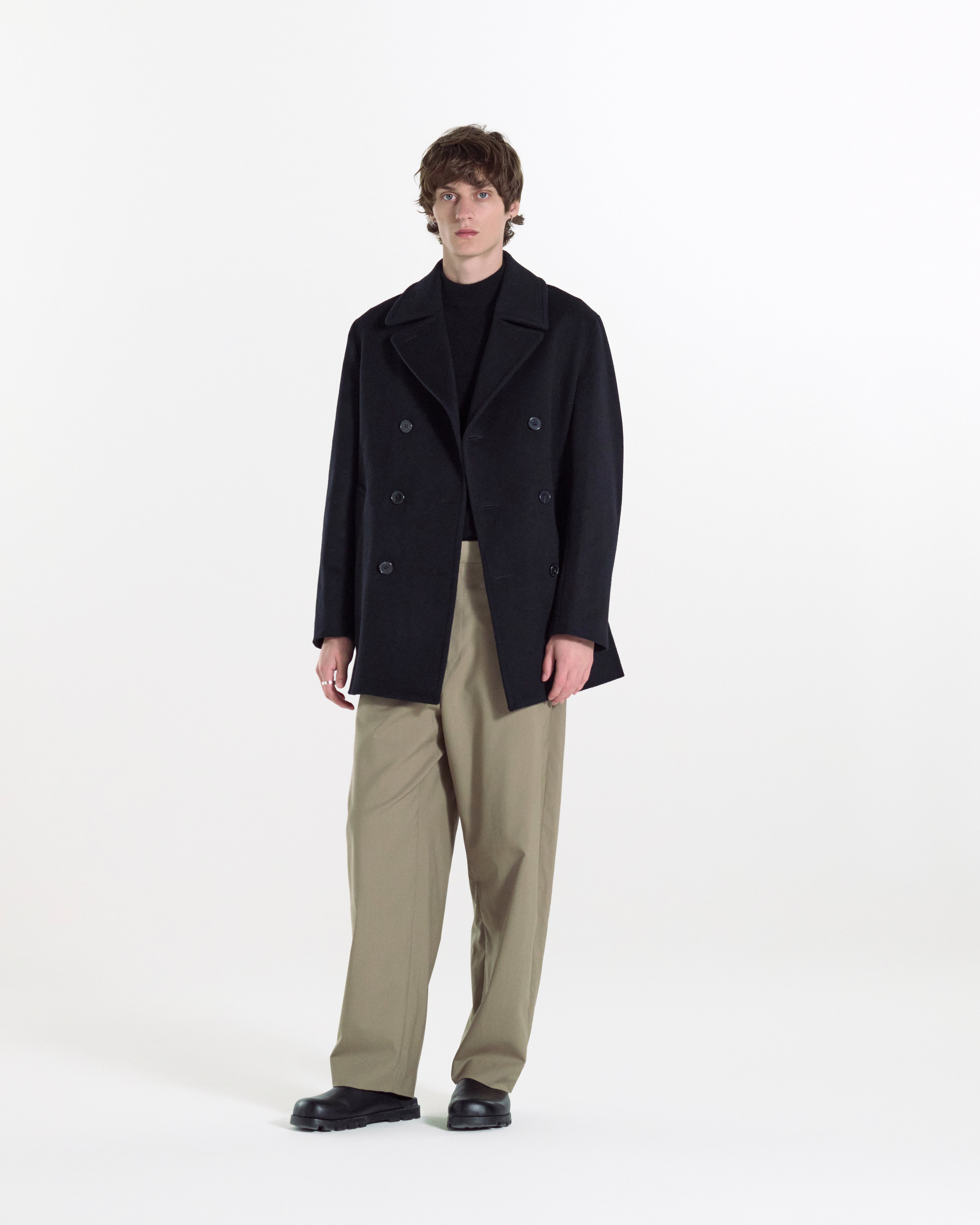 Dalton Wool Peacoat - 4