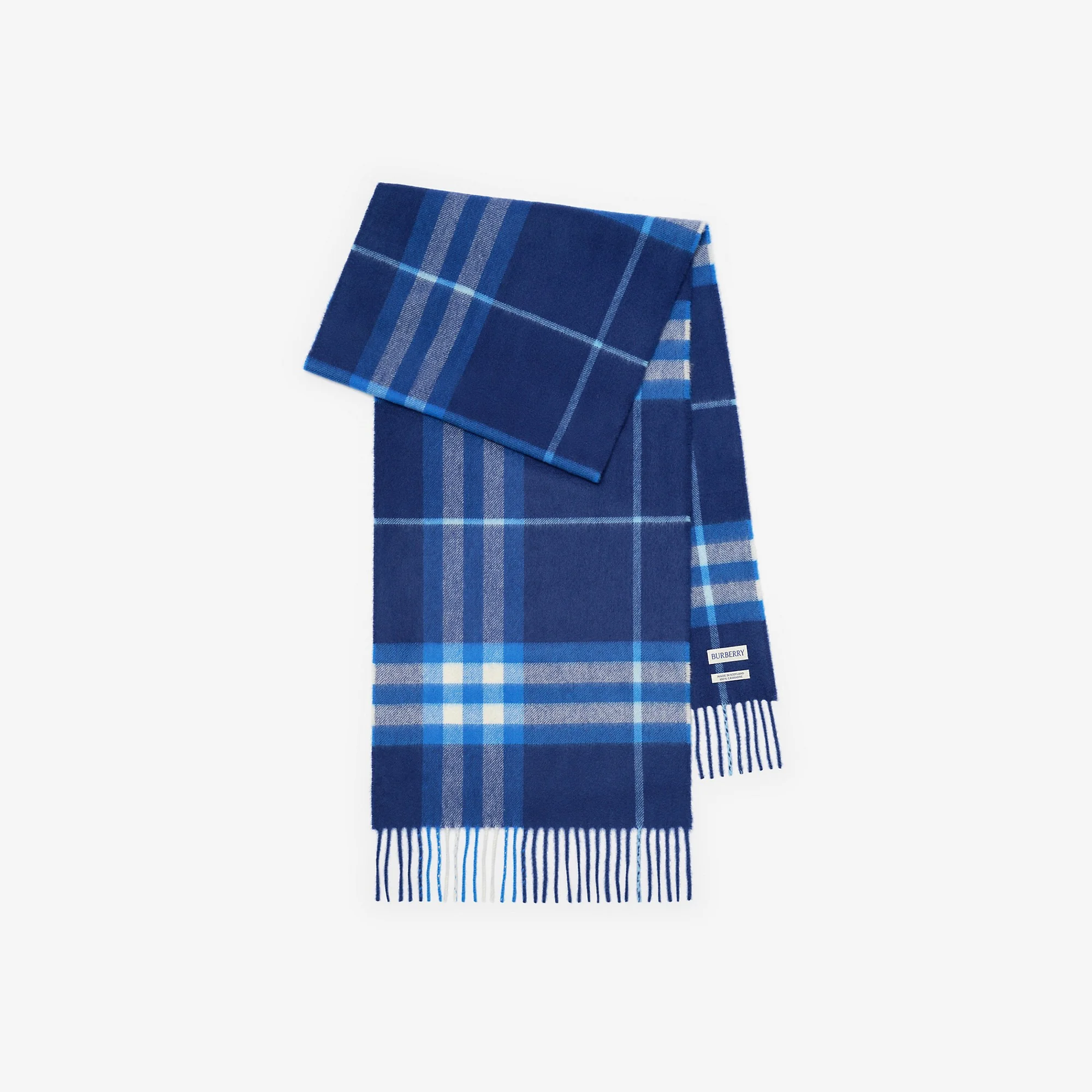 Check Cashmere Scarf - 1