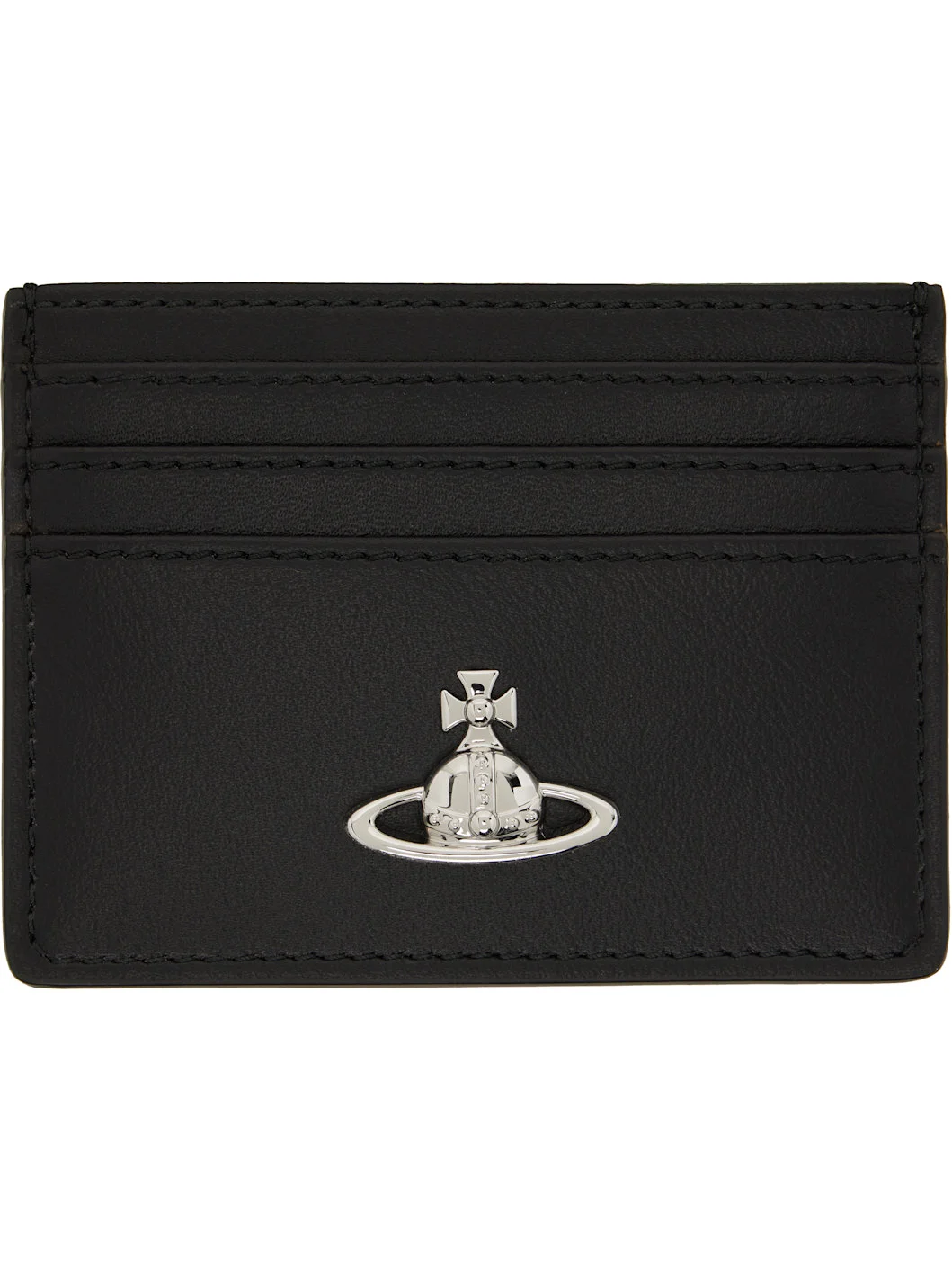 Black Flat Card Holder - 1