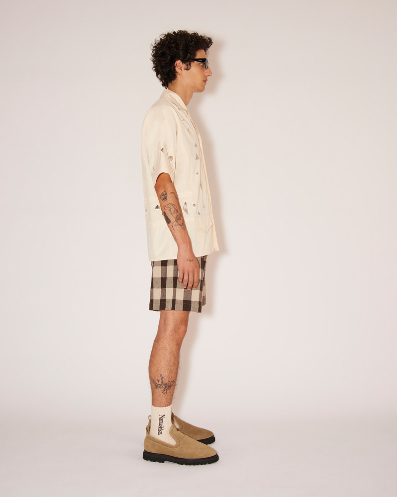 SEAN - Padded suede loafers - Sand 5