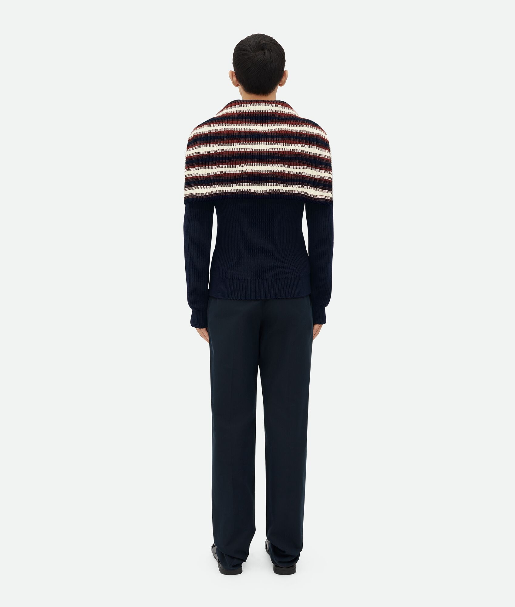 Cotton Striped Cardigan - 3