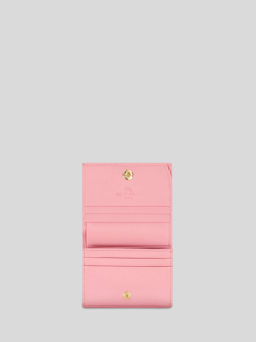 LEATHER PURSE WITH PEGASO - 3