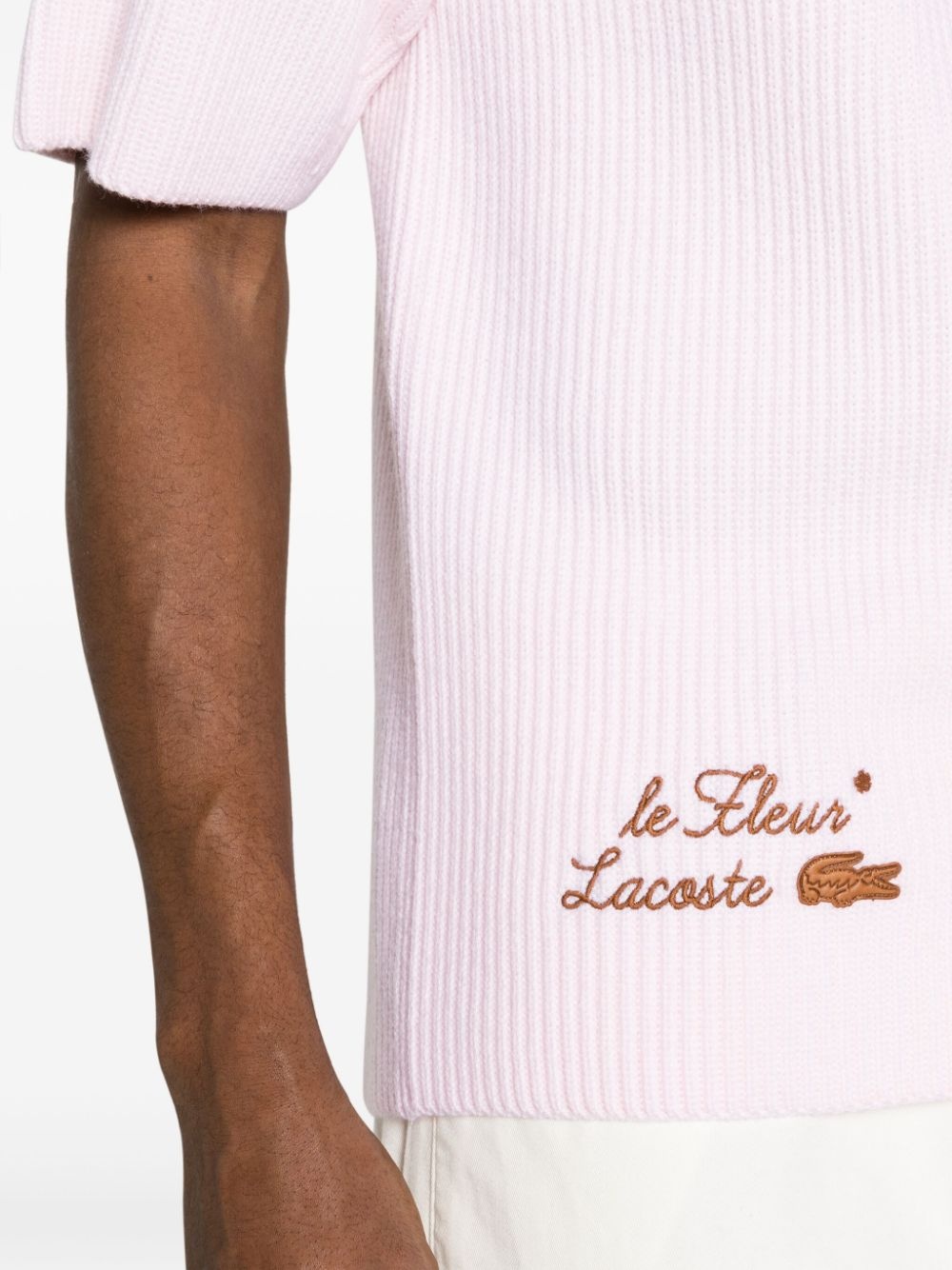 x le FLEUR wool polo shirt - 6