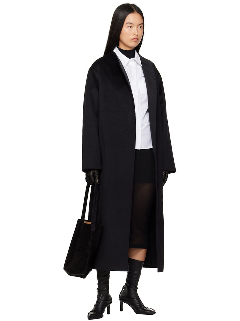 MARIA McMANUS Black Wrap Coat outlook