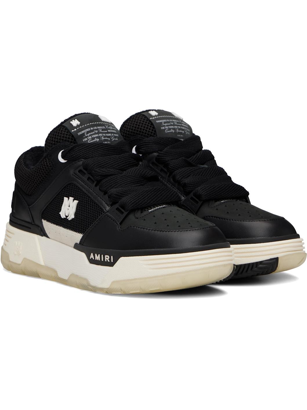 Black & White MA-1 Sneakers - 4
