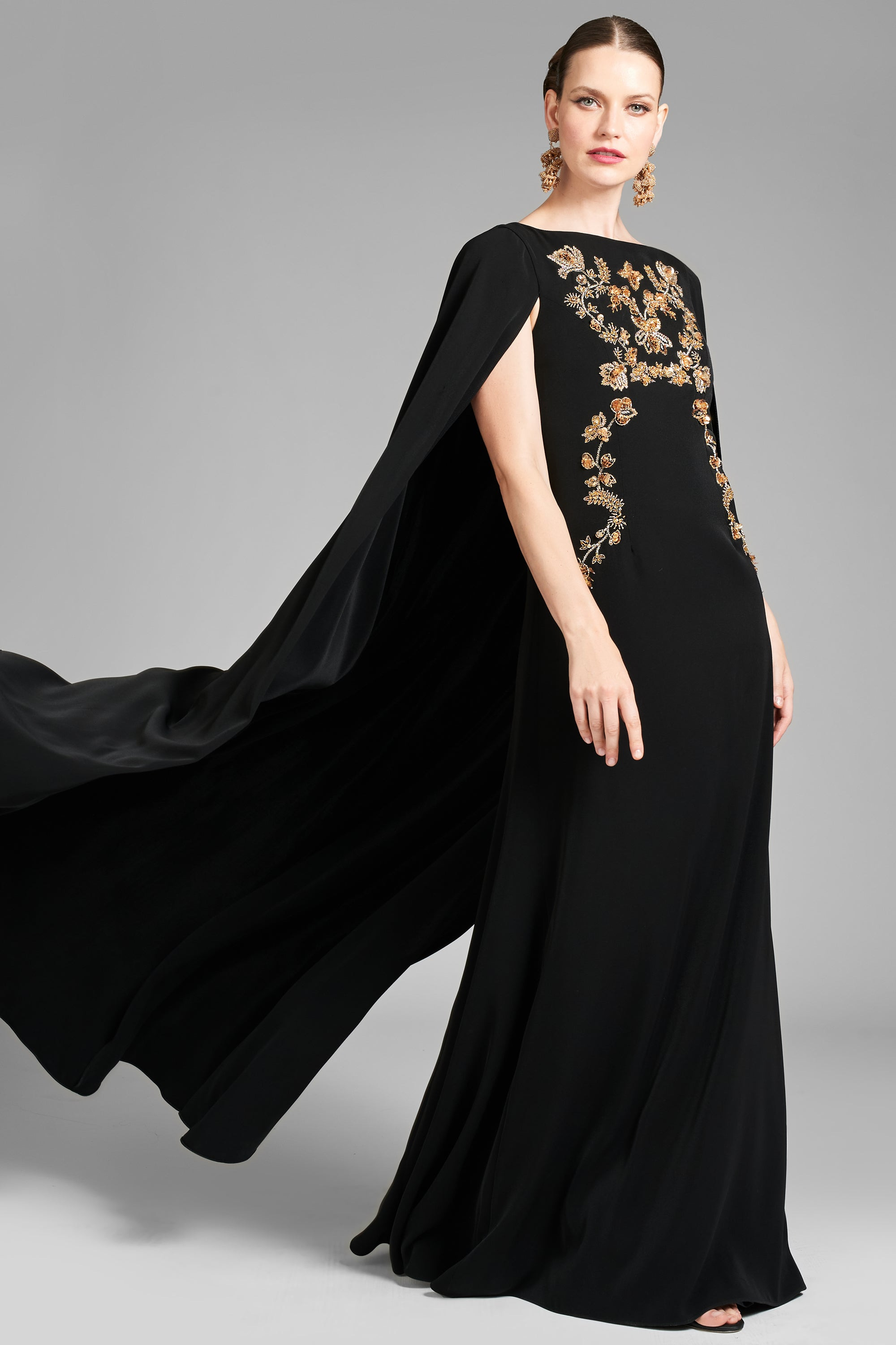 Vittoria Gown - Black - 3