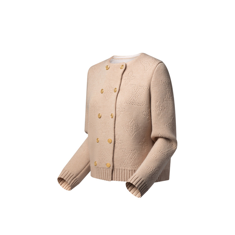 Double-Breasted Mahina Knit Cardigan 2