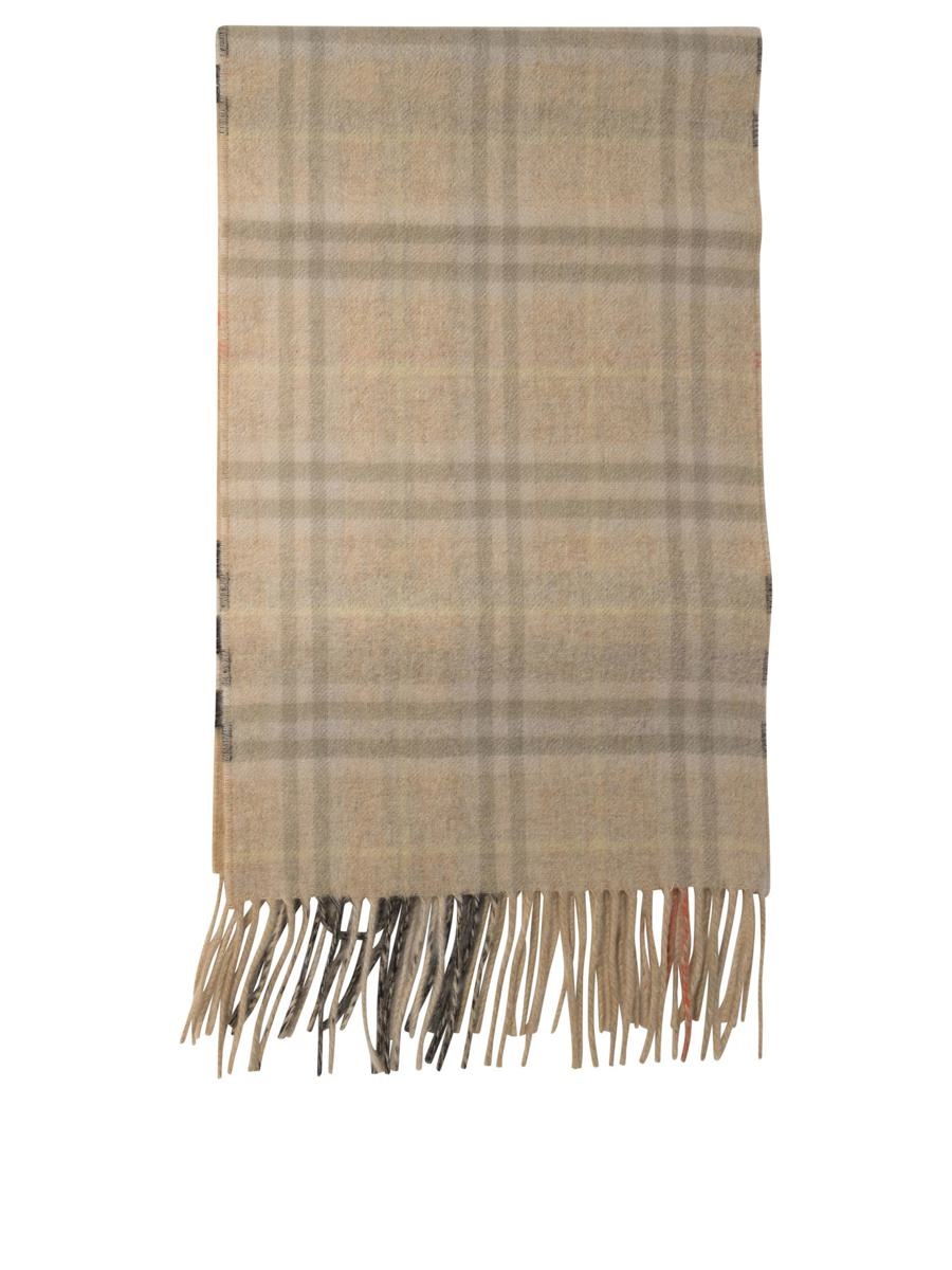 Burberry Reversible Cashmere Scarf In Check - 1