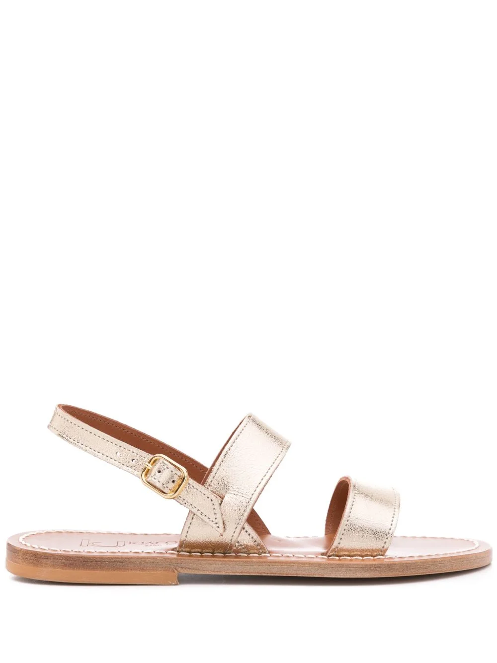 buckled leather sandals - 1