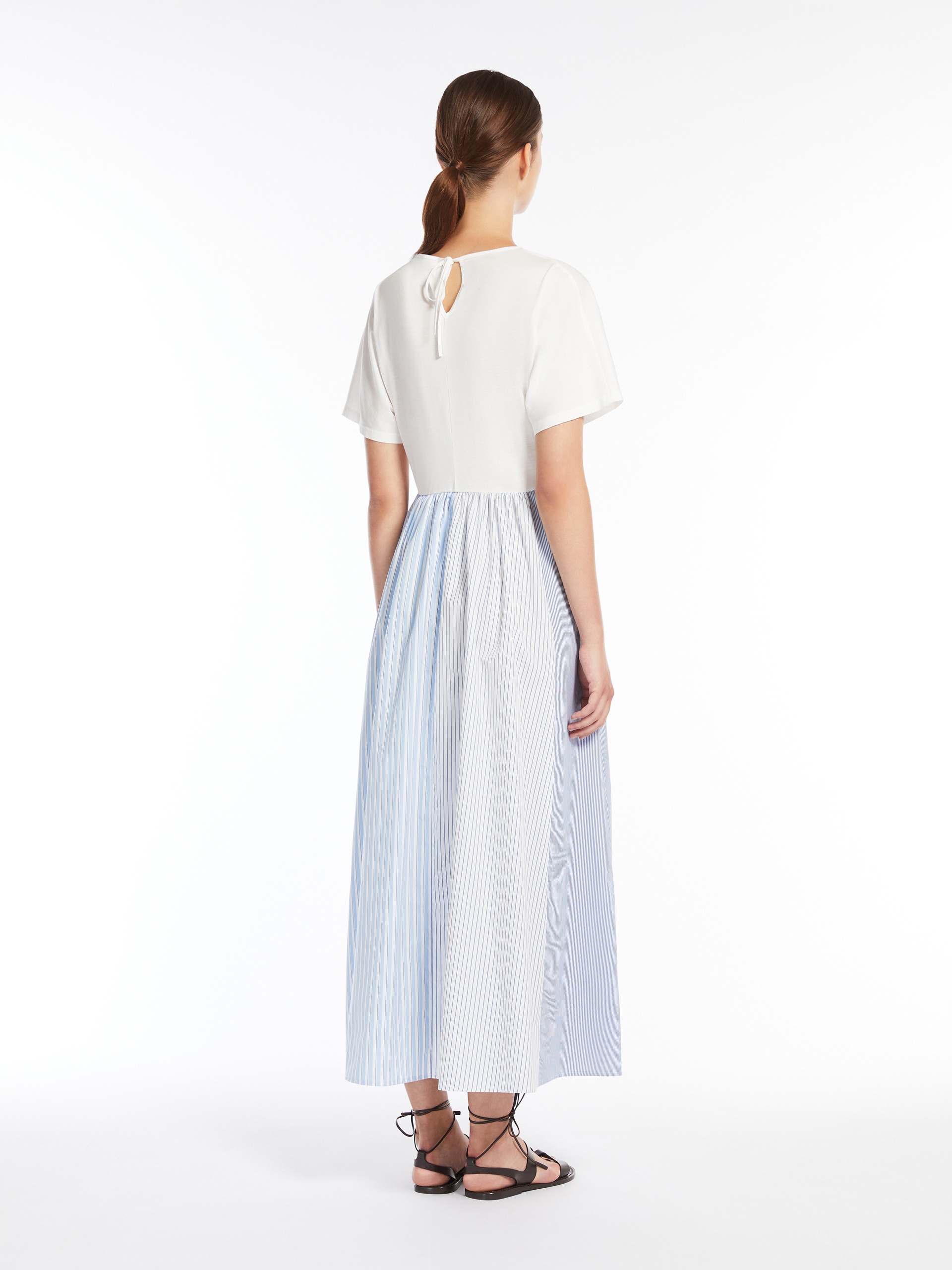 BRONZO Wide jersey dress - 4