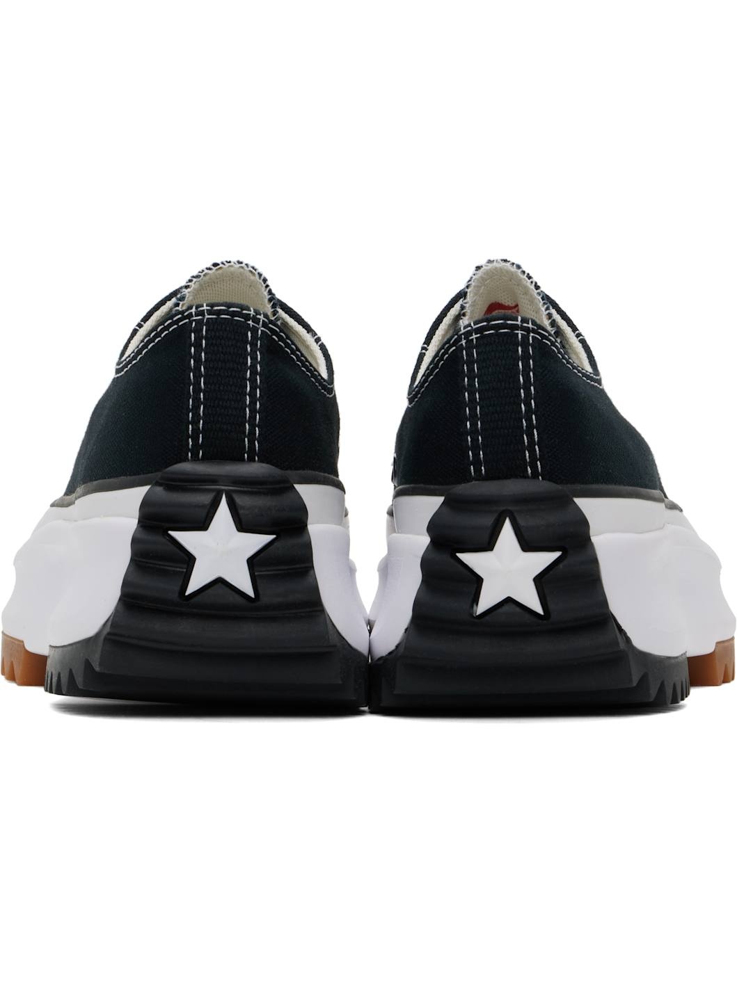 Black Run Star Hike Canvas Platform Sneakers - 2