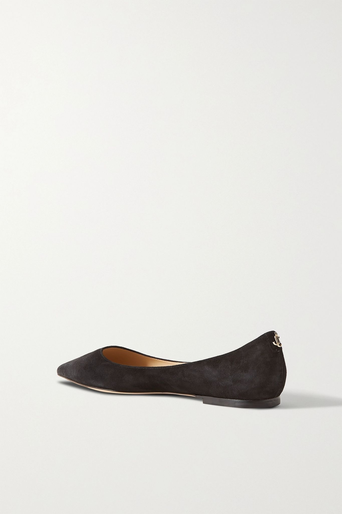 Love suede point-toe flats - 4