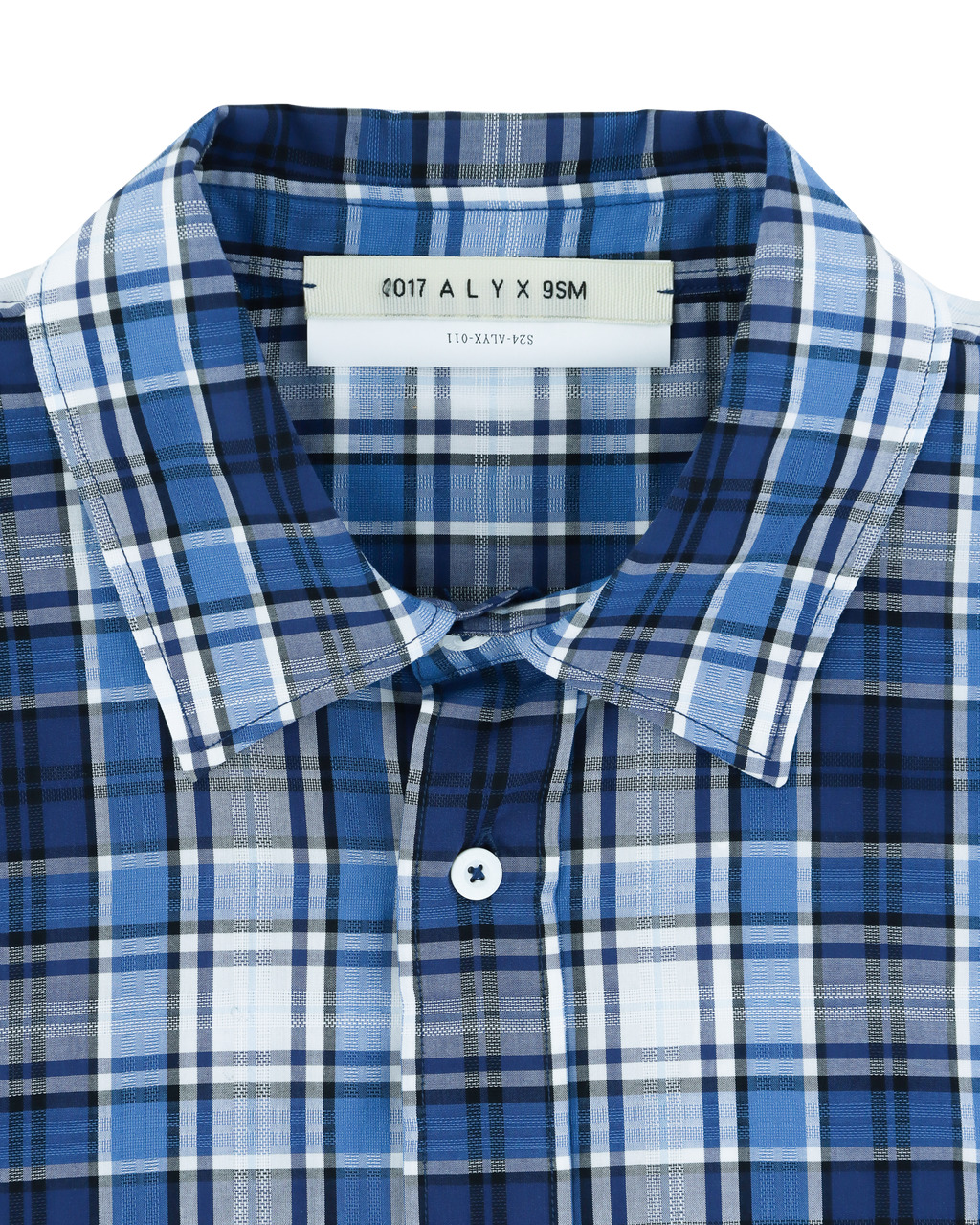 STUD-EMBELLISHED L/S PLAID SHIRT - 8