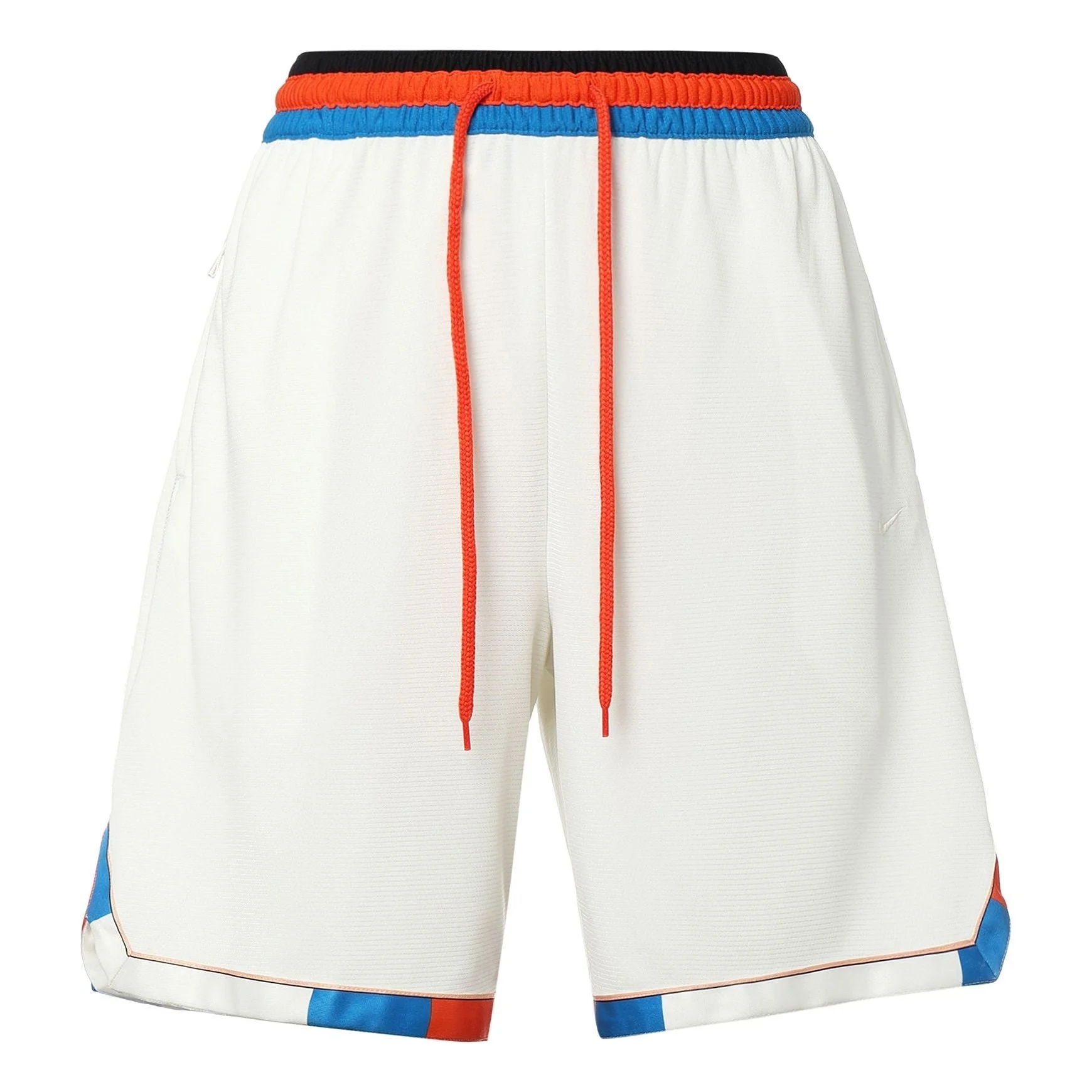 Men's Nike Color Block Lacing Sports Shorts White DA5845-133 - 1