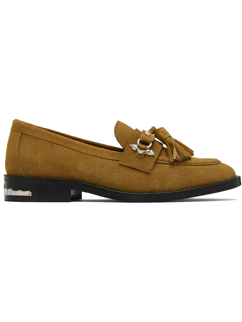 Khaki Suede Loafers 1