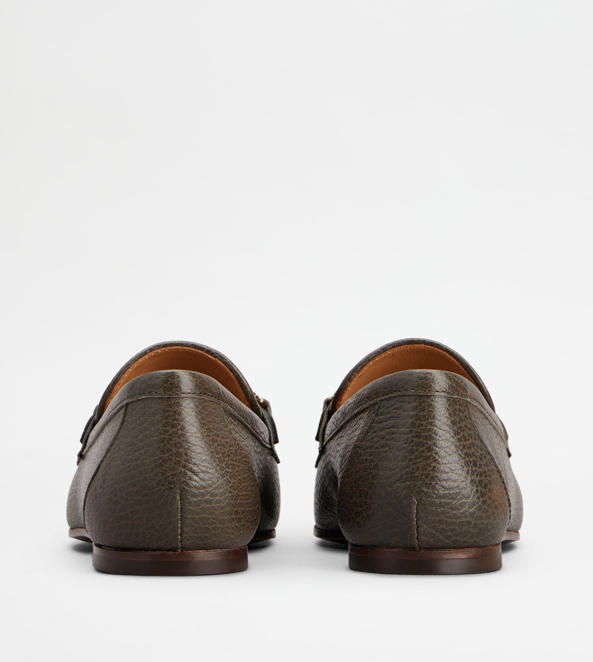LOAFERS IN LEATHER - BROWN - 3