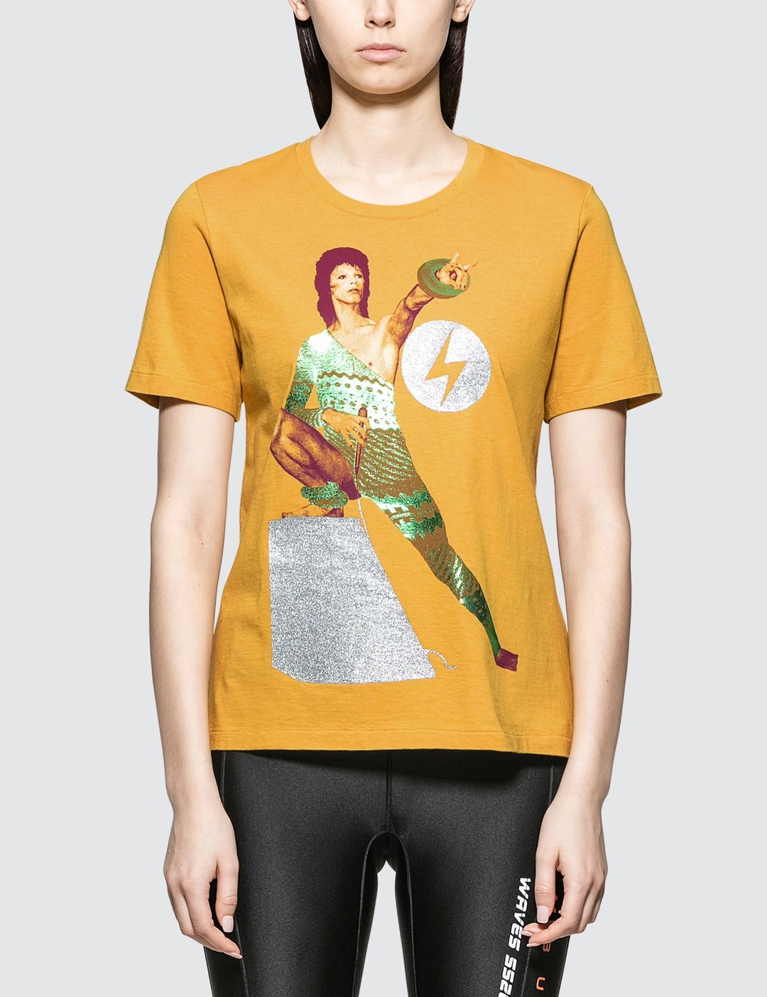 DAVID BOWIE T-SHIRT IN YELLOW - 1