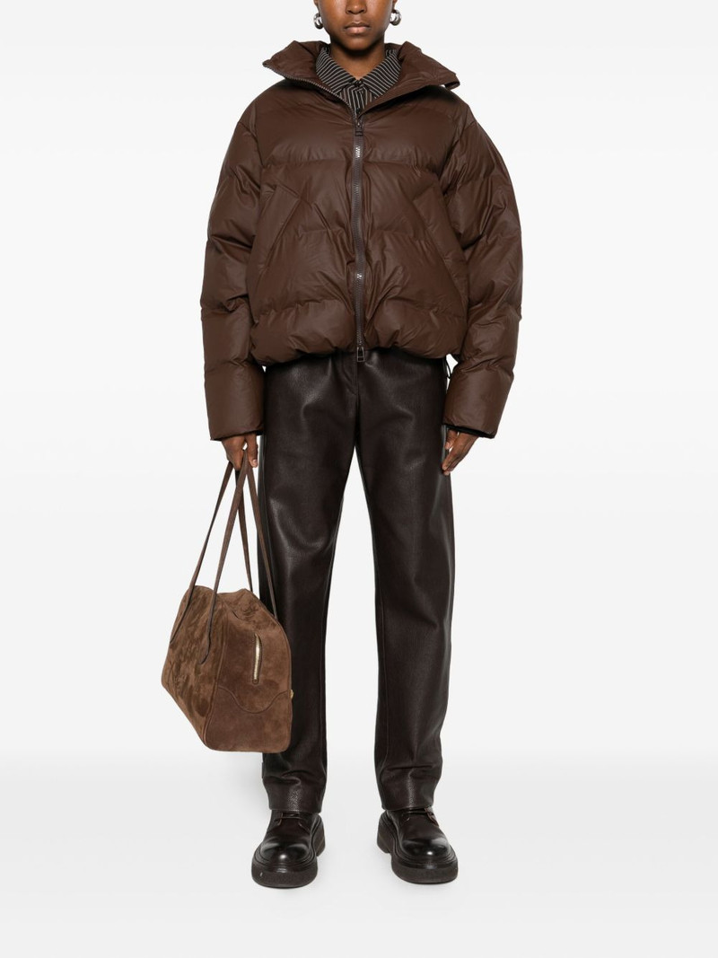 KASSL Editions quilted zip-up puffer jacket outlook